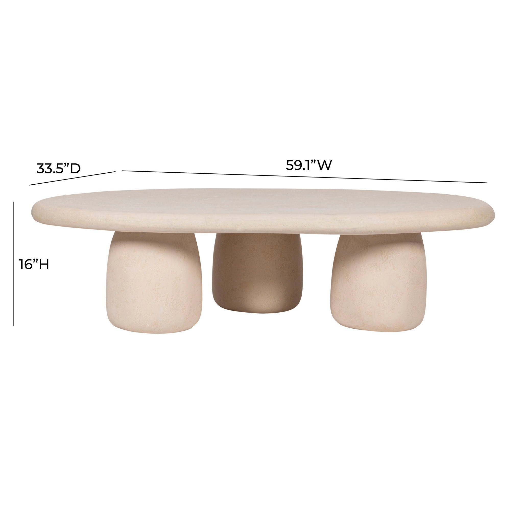 Rahul - Coffee Table - Cream