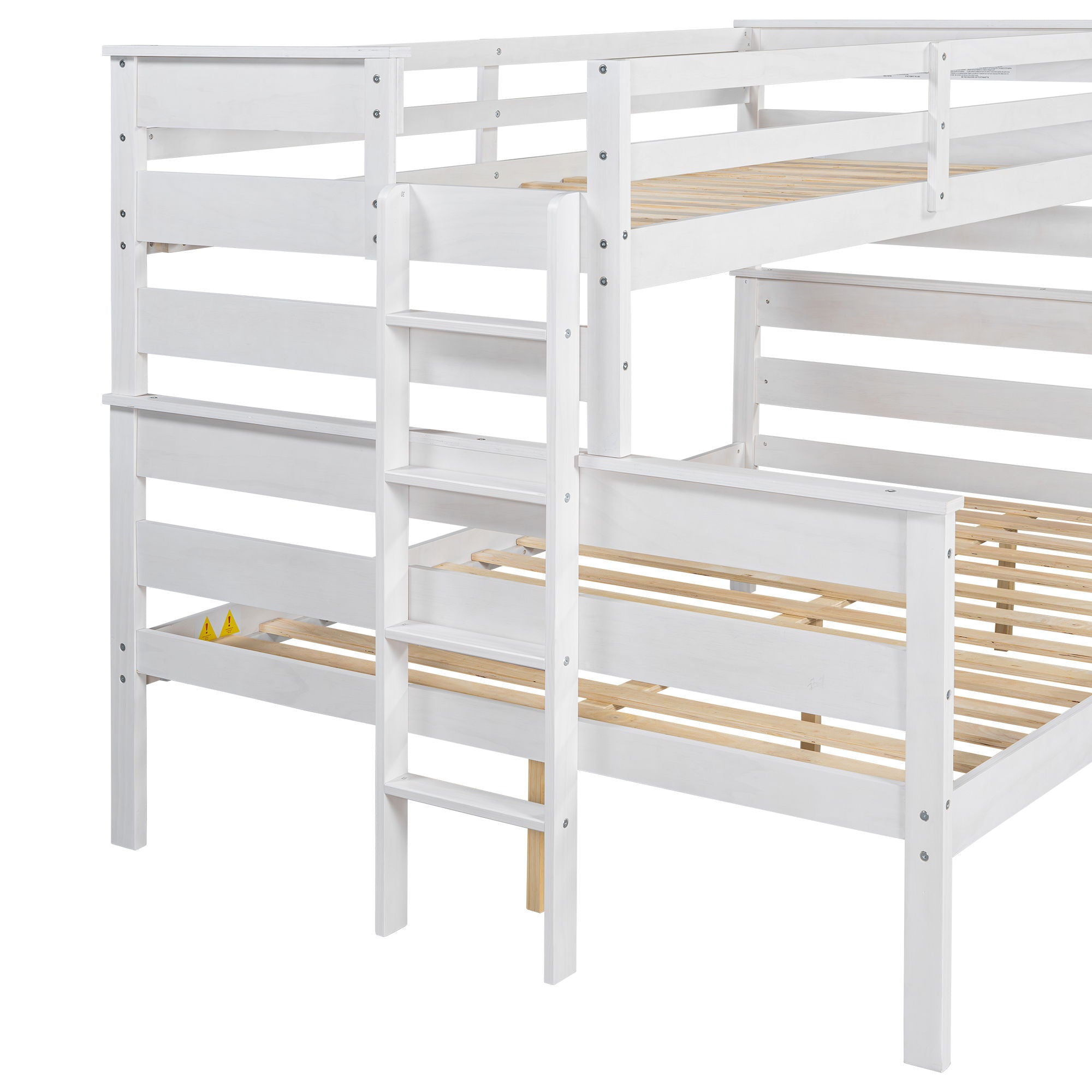 Detachable Design Bunk Bed With Ladder