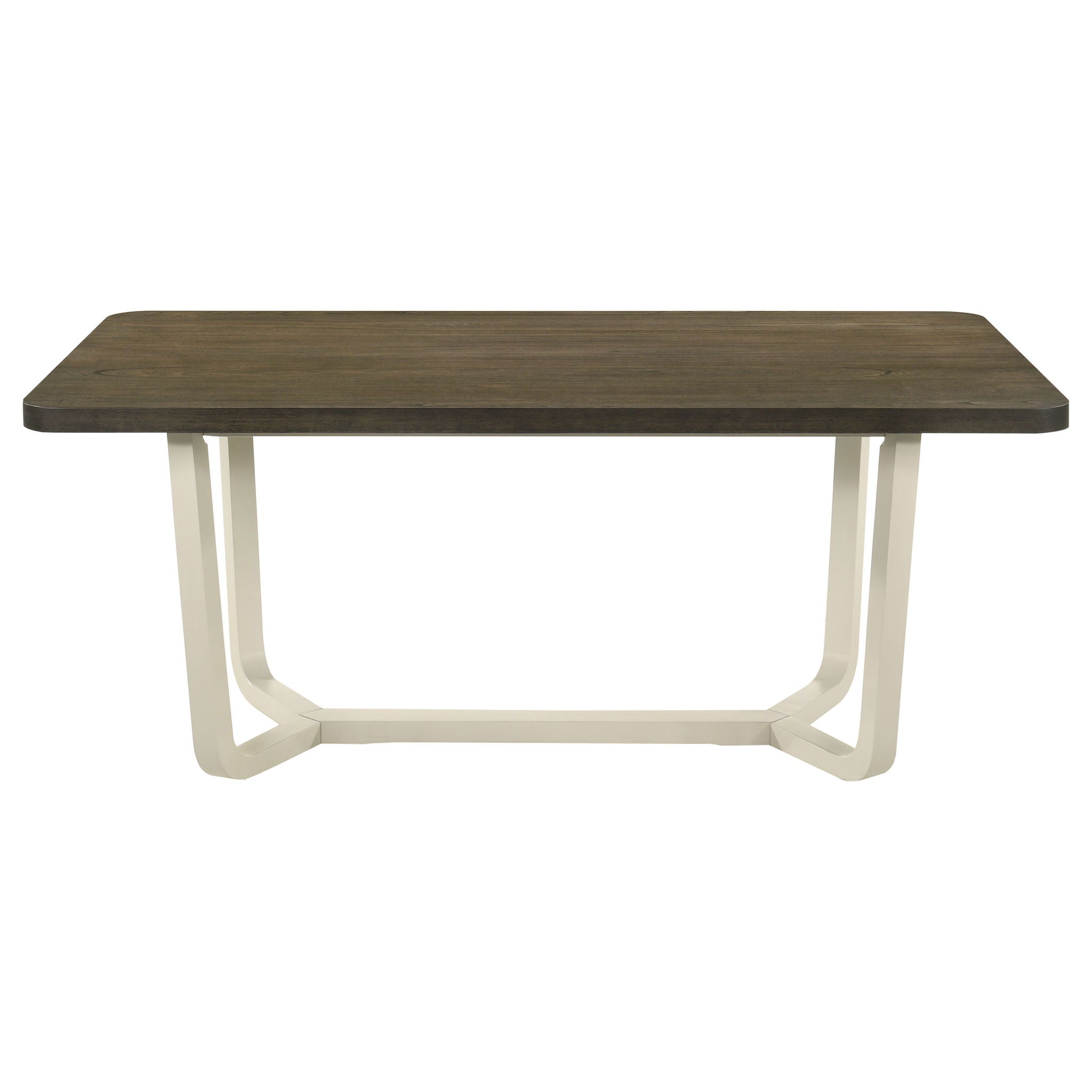 Sexton - Rectangular Dining Table With Base - Brown