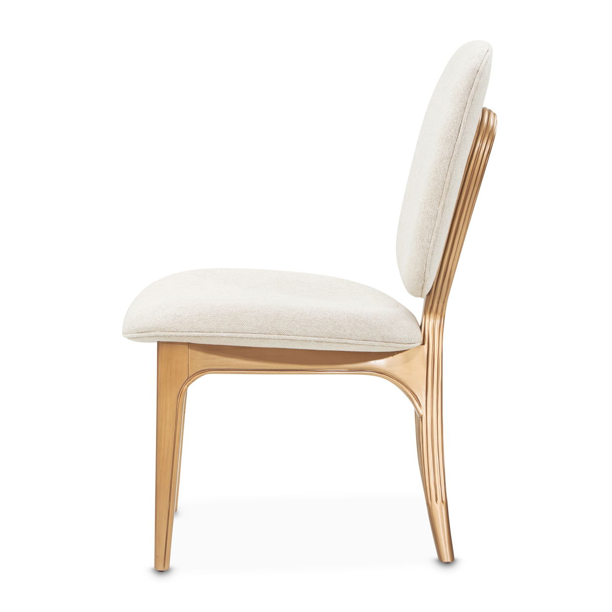 Camellia Field - Vanity Chair - Beige / Gold