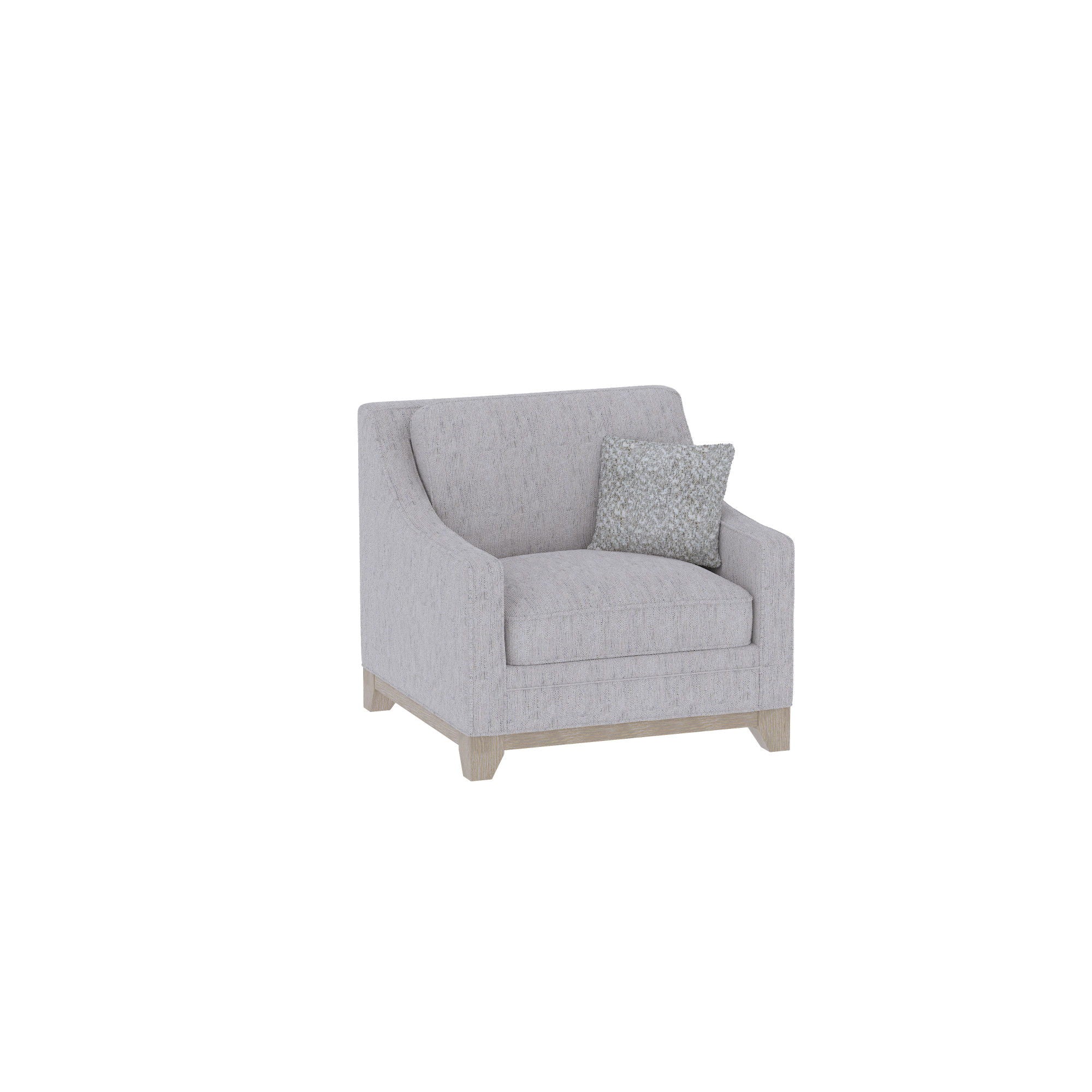 Lounge Chair With Casual Accent - Gray