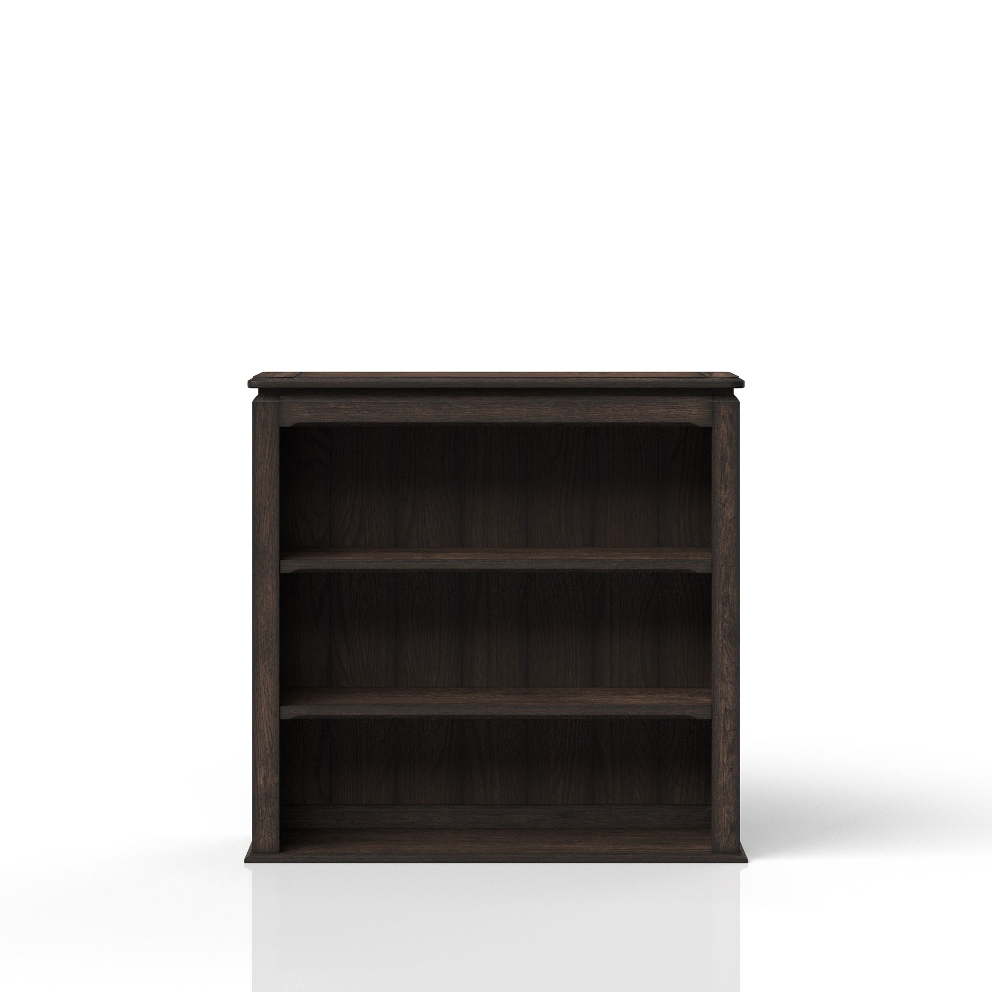 Two Shelf Bookcase Hutch - Chocolate - Best Buy Furniture