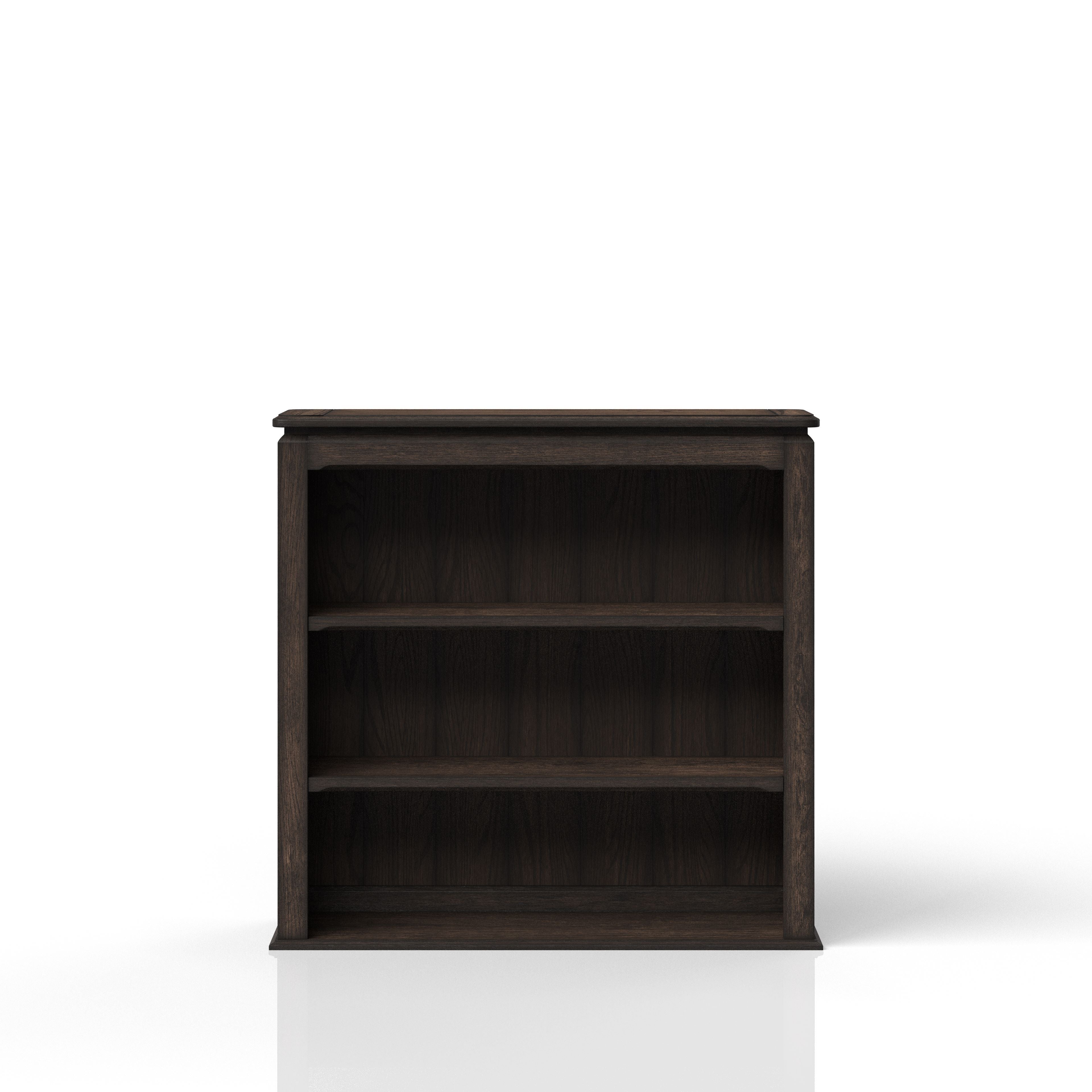 Two Shelf Bookcase Hutch - Chocolate - Best Buy Furniture