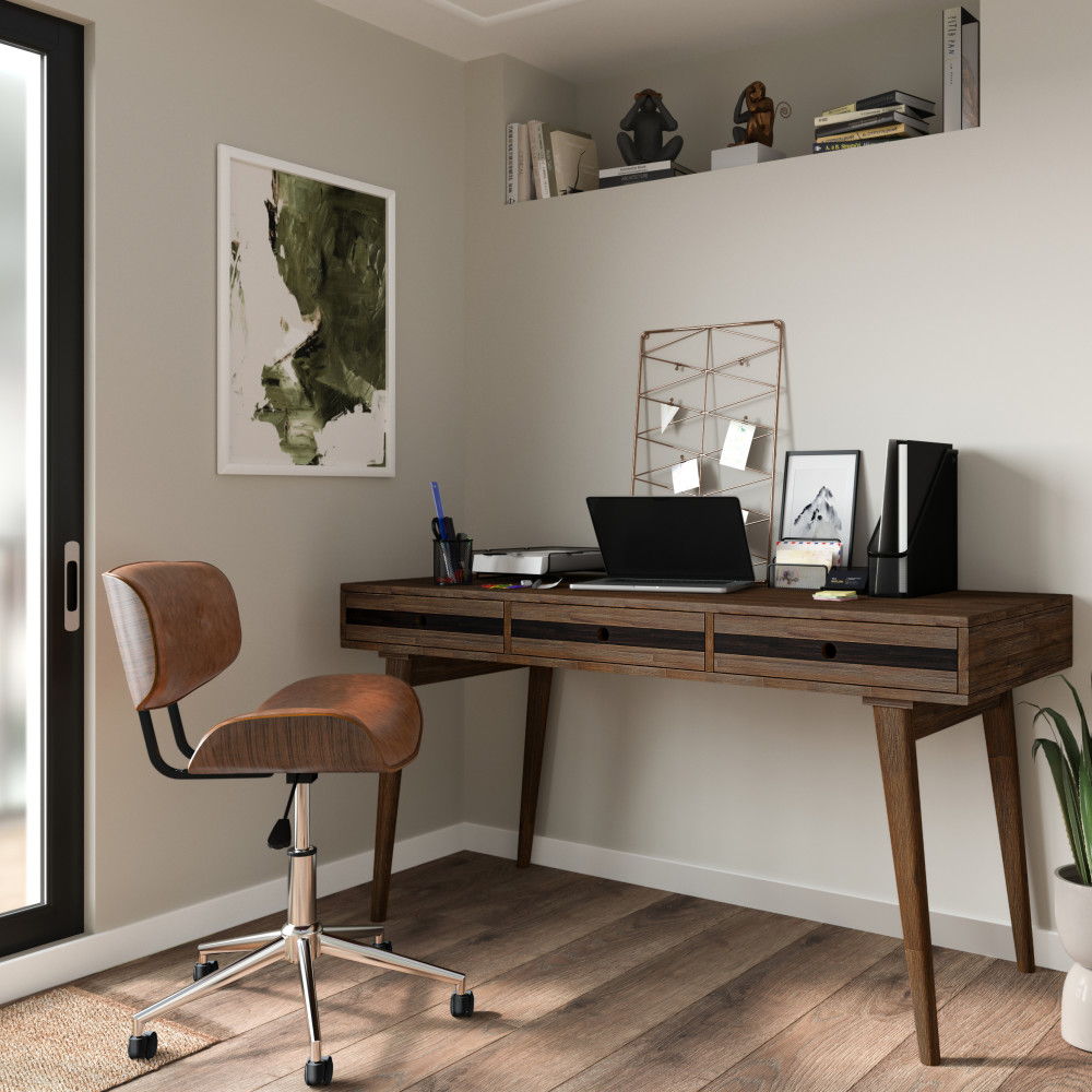 Dax - Bentwood Adjustable Office Chair - Best Buy Furniture