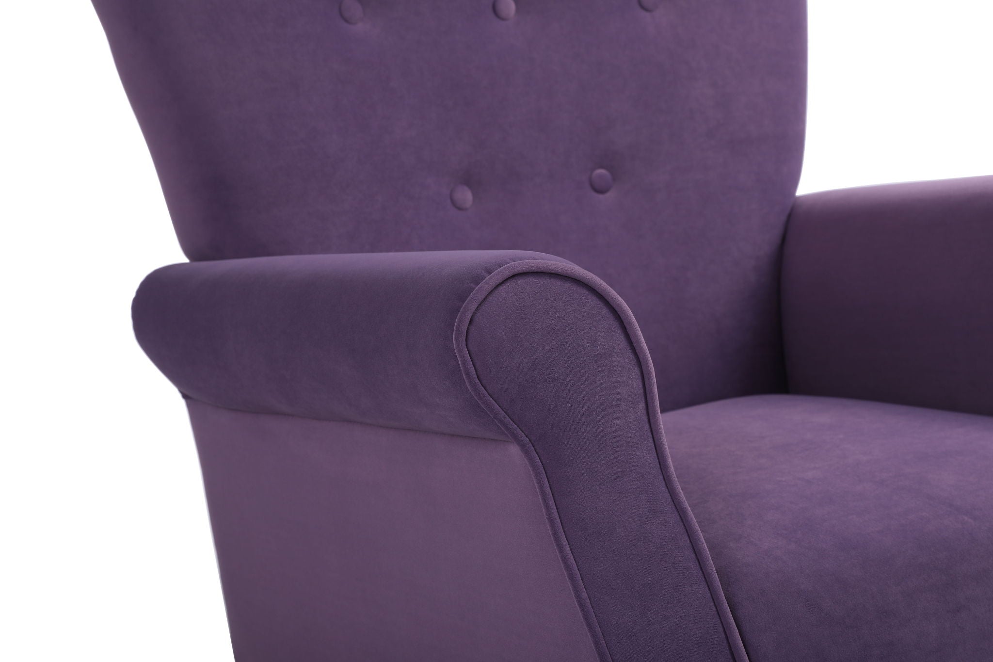 Modern Rocking Chair, Upholstered Accent Chair For Nursery, Small Contemporary Rocke