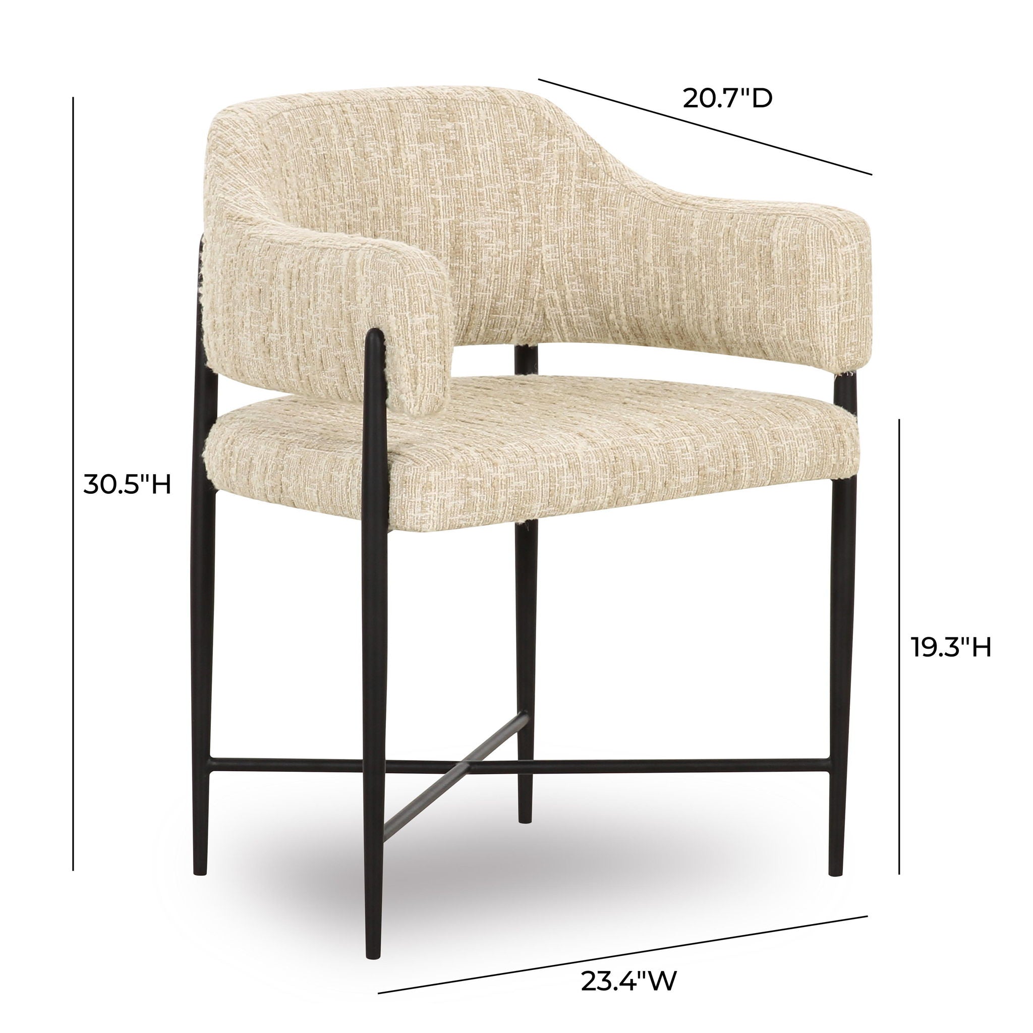 Sezanne - Vegan Leather Dining Chair