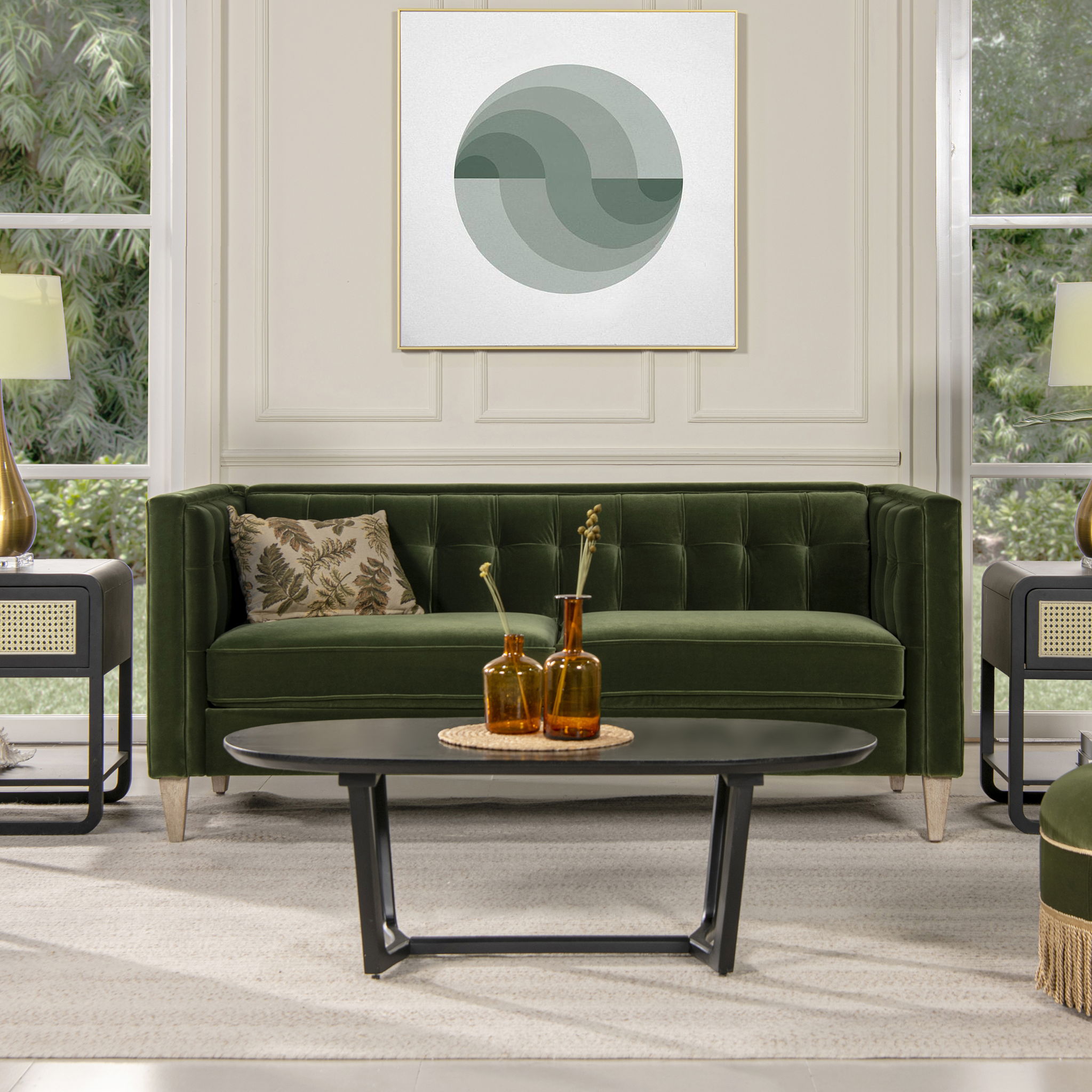 James - Modern Tuxedo Sofa