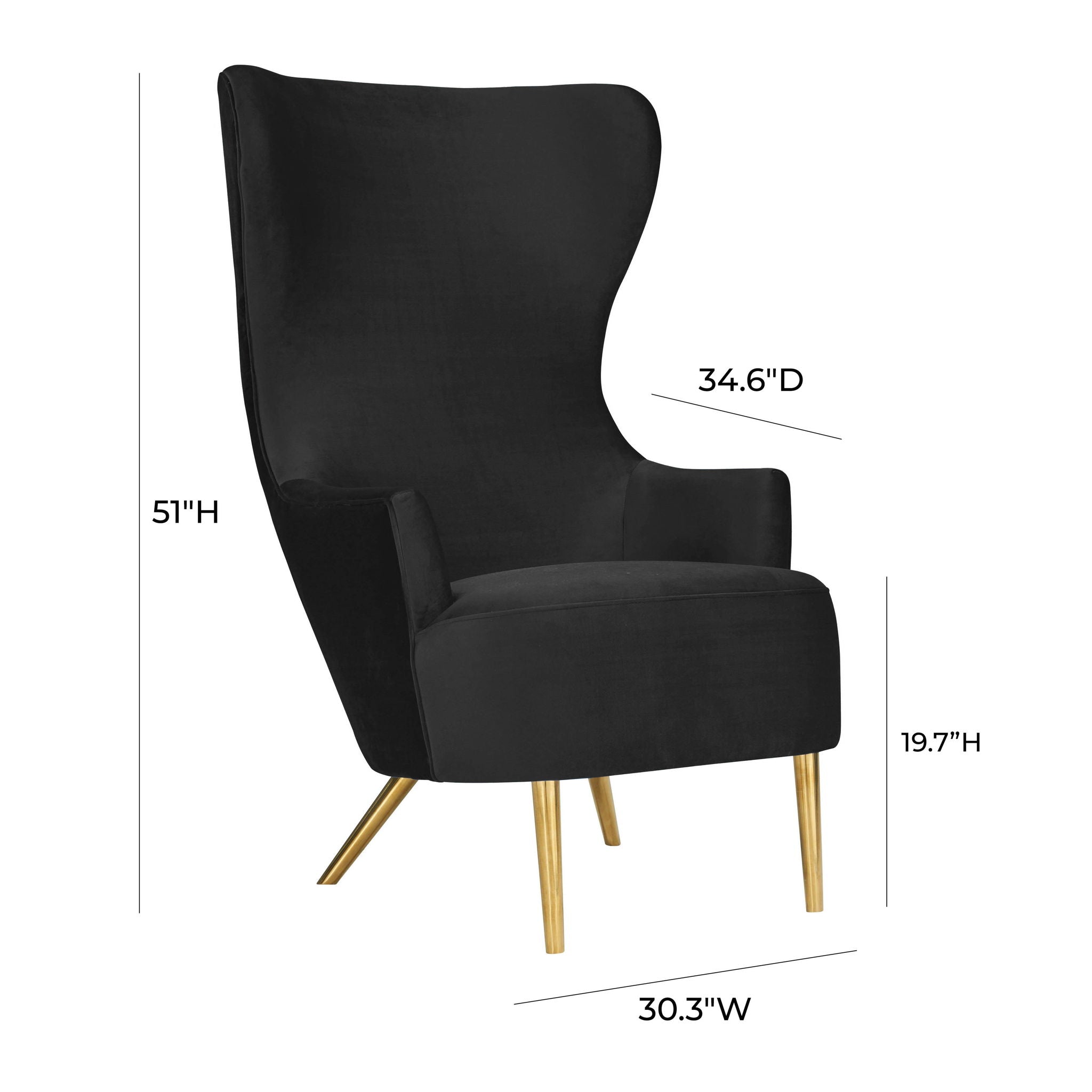 Julia - Wingback Chair