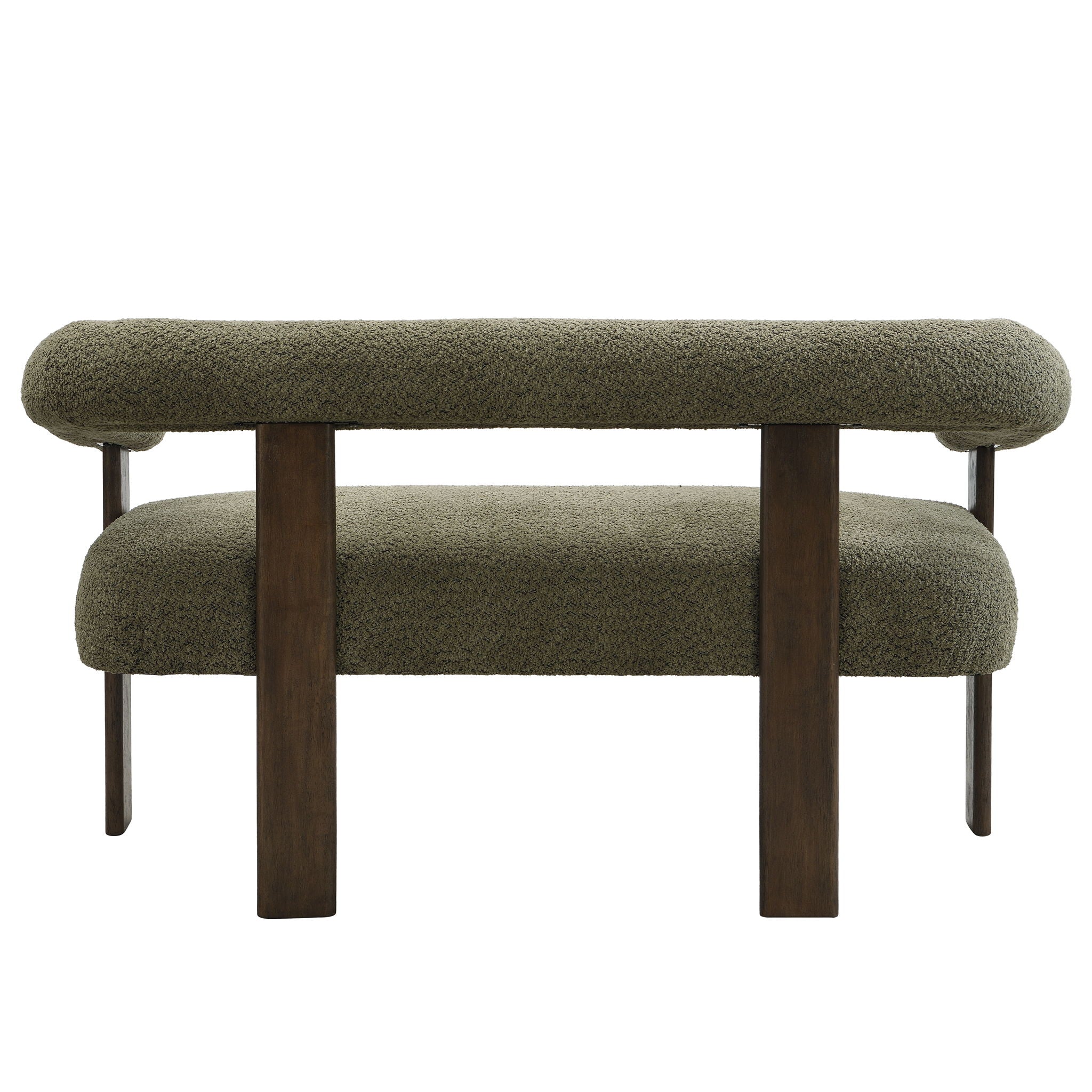 Modern Round Armrest Loveseat