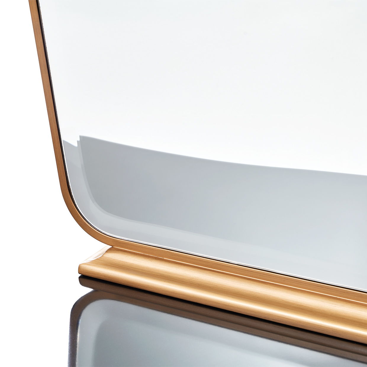 Camellia Field - Dresser Mirror - Warm Pecan