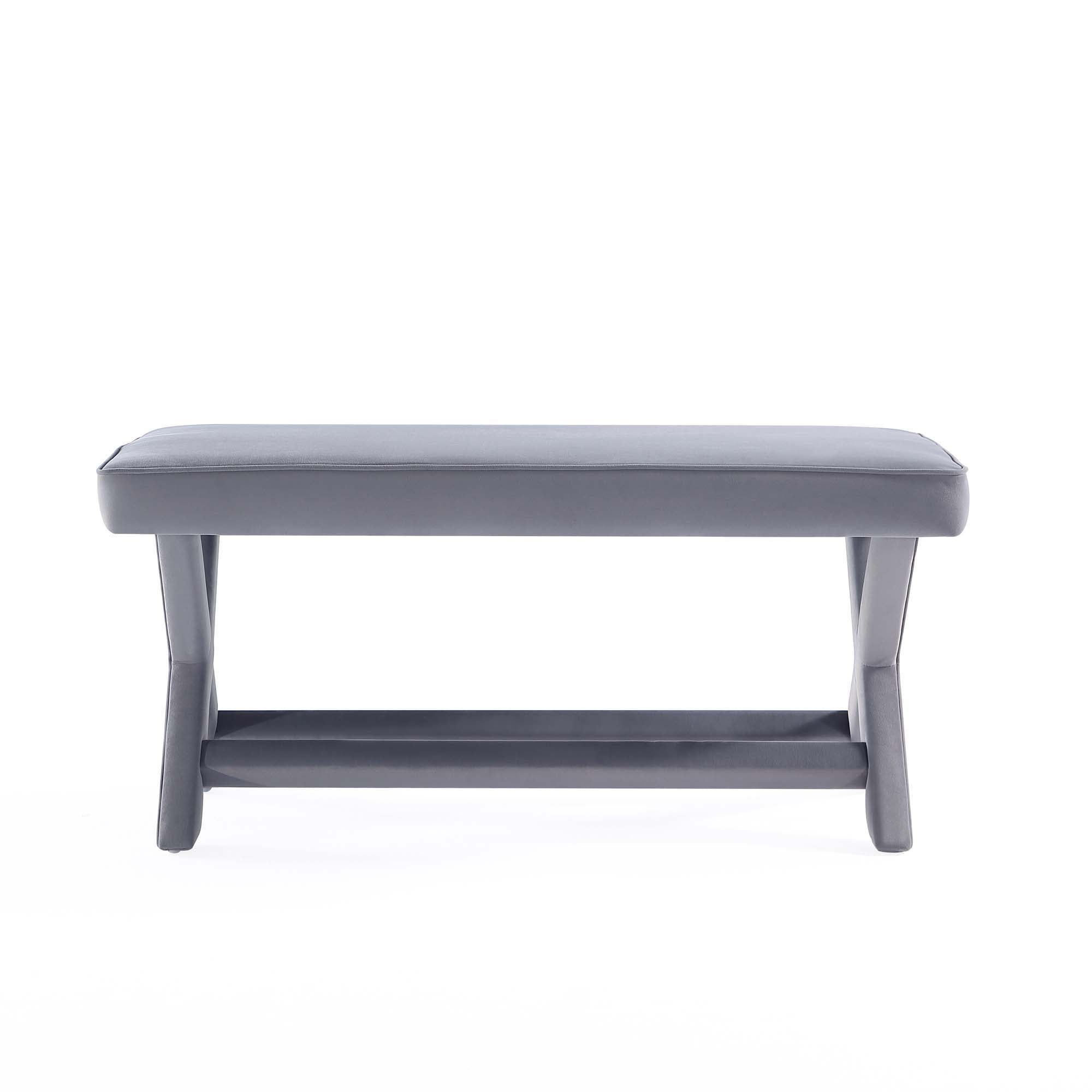 Abigail - Accent Bench With Piped Cushion
