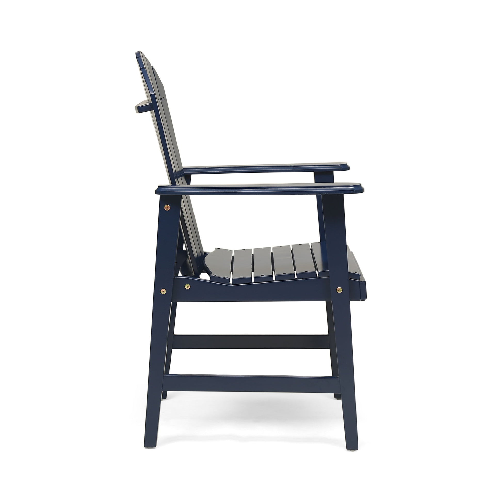 Outdoor Weather Resistant Acacia Wood Adirondack Dining Chairs (Set of 2) - Best Buy Furniture