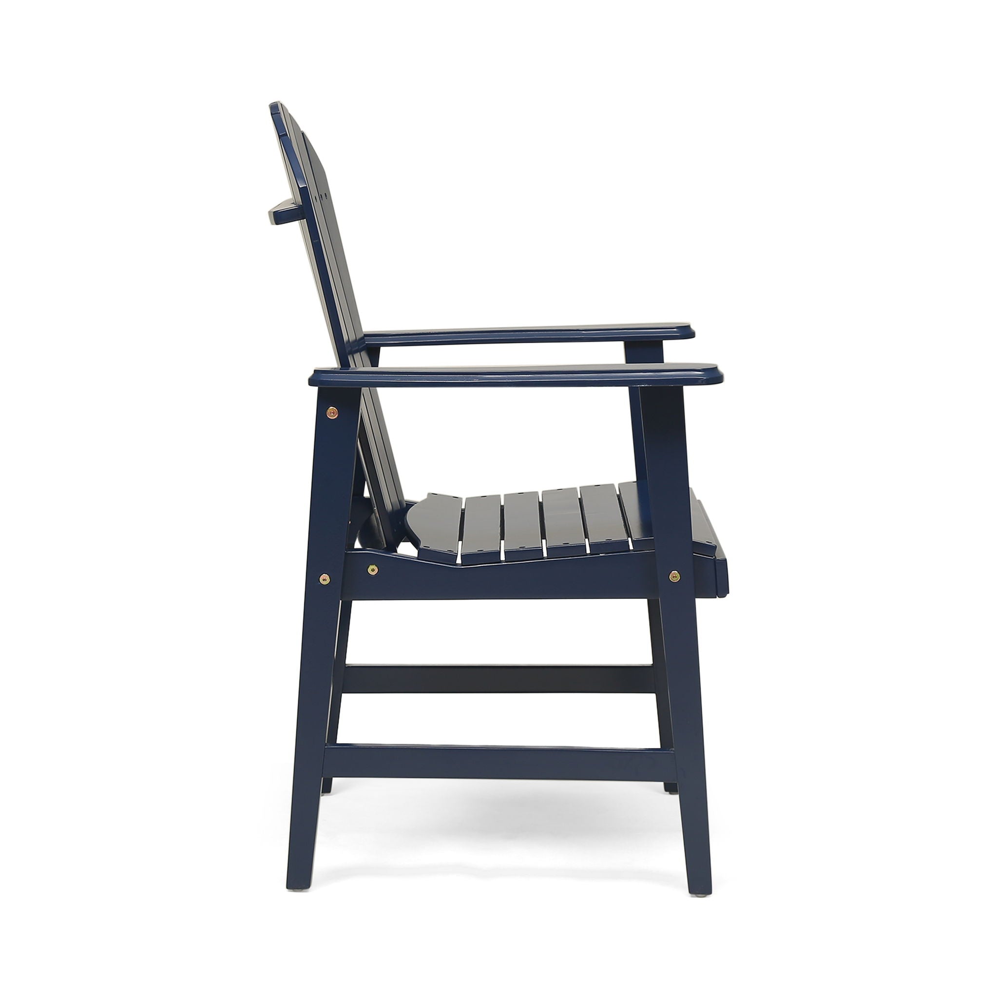 Outdoor Weather Resistant Acacia Wood Adirondack Dining Chairs (Set of 2) - Best Buy Furniture