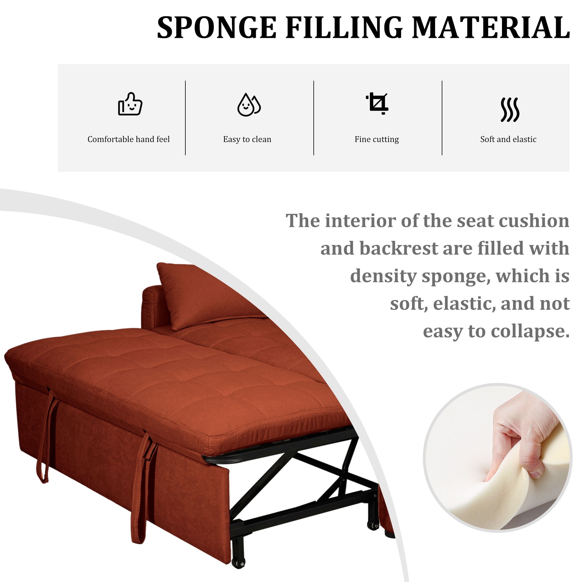 Balus - Sofa Bed Combination With Storage Pockets