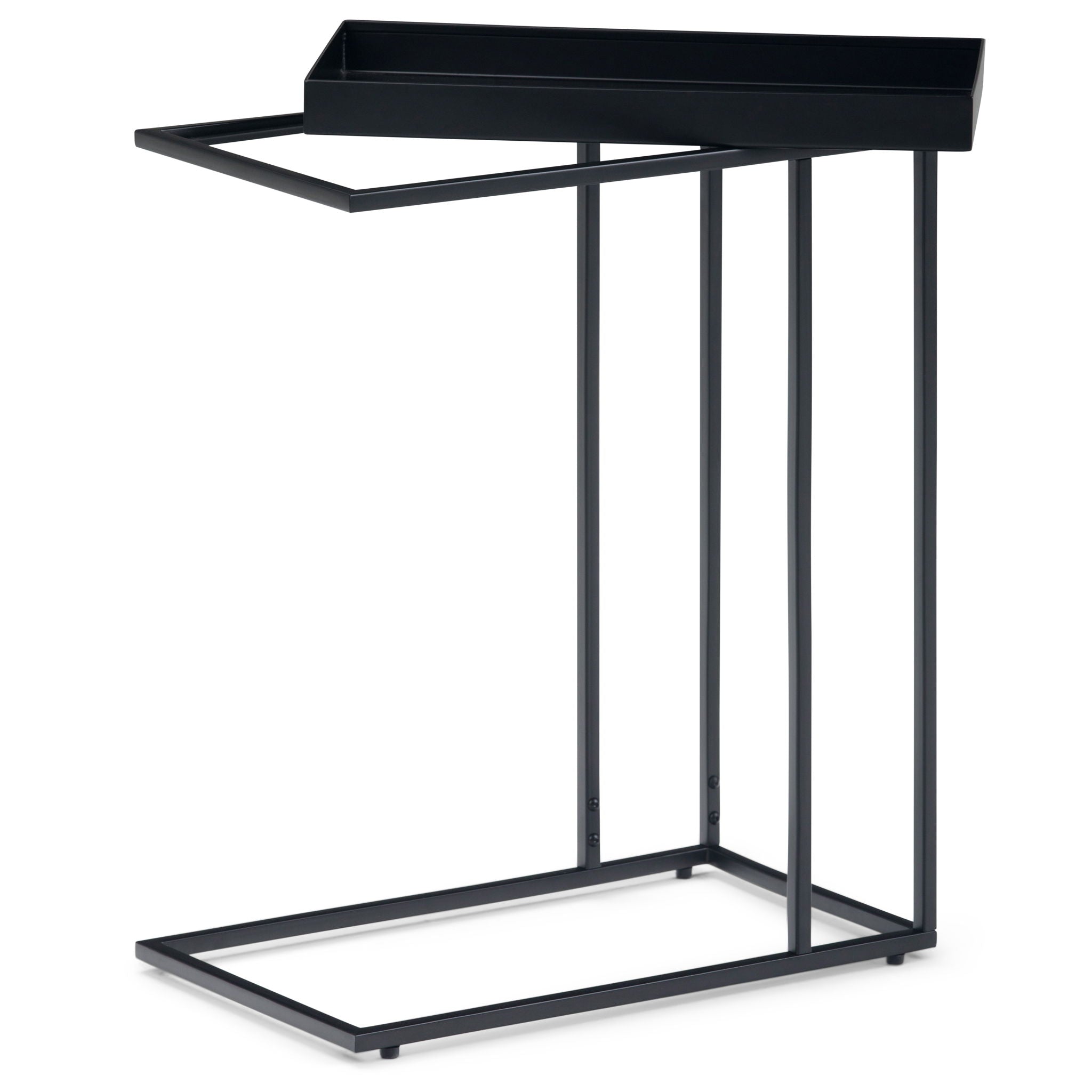 Garner - Tray Top C Side Table - Black - Best Buy Furniture