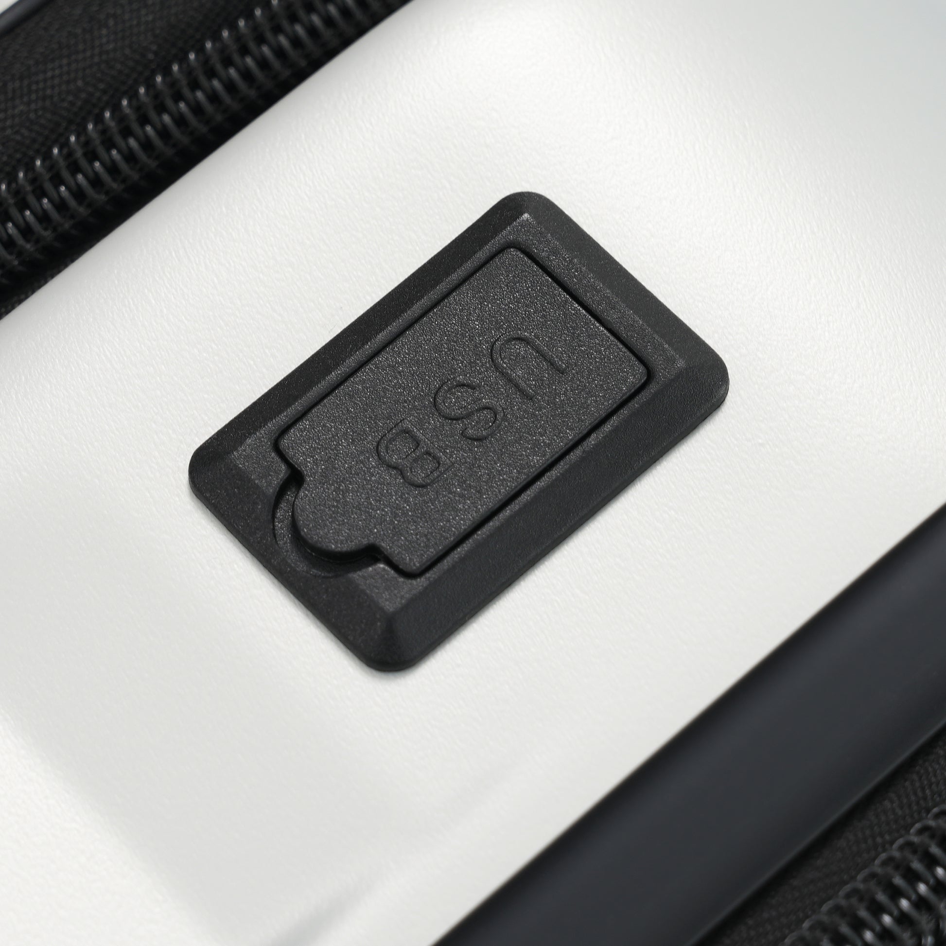 Front Opening Luggage Set 3 Piece, Hardside Carry on Suitcase with USB Port, Expandable Luggage with Handle Bag Spinner Wheels TSA Lock - Best Buy Furniture