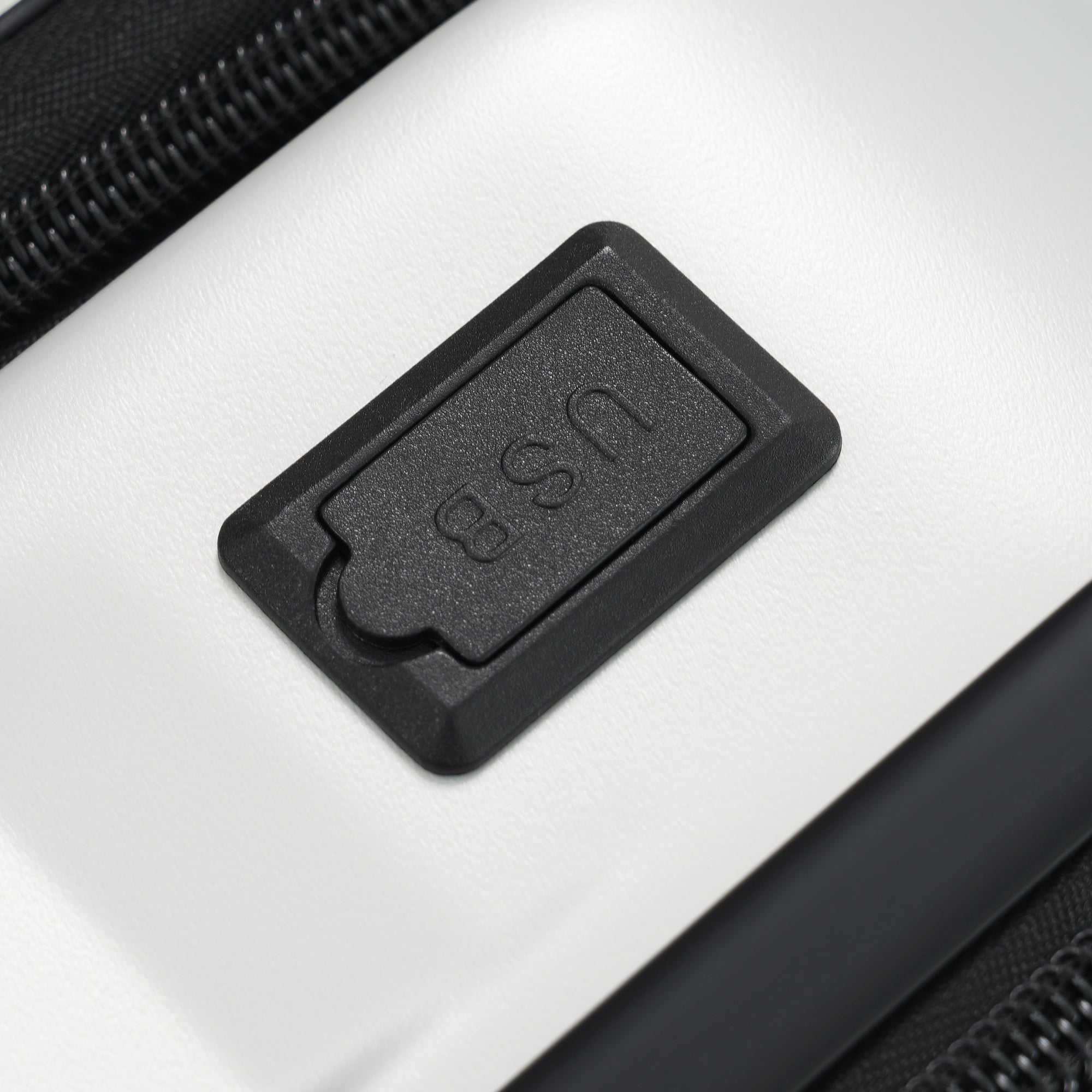 Front Opening Luggage Set 3 Piece, Hardside Carry on Suitcase with USB Port, Expandable Luggage with Handle Bag Spinner Wheels TSA Lock - Best Buy Furniture