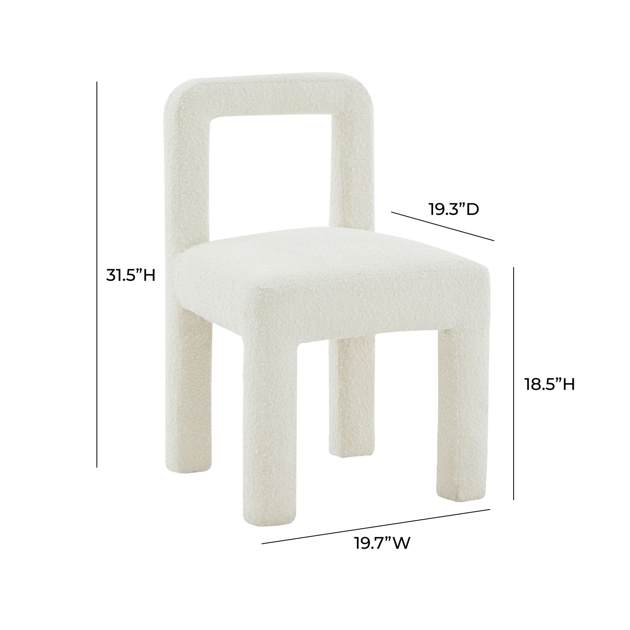 Hazel - Dining Chair - Cream
