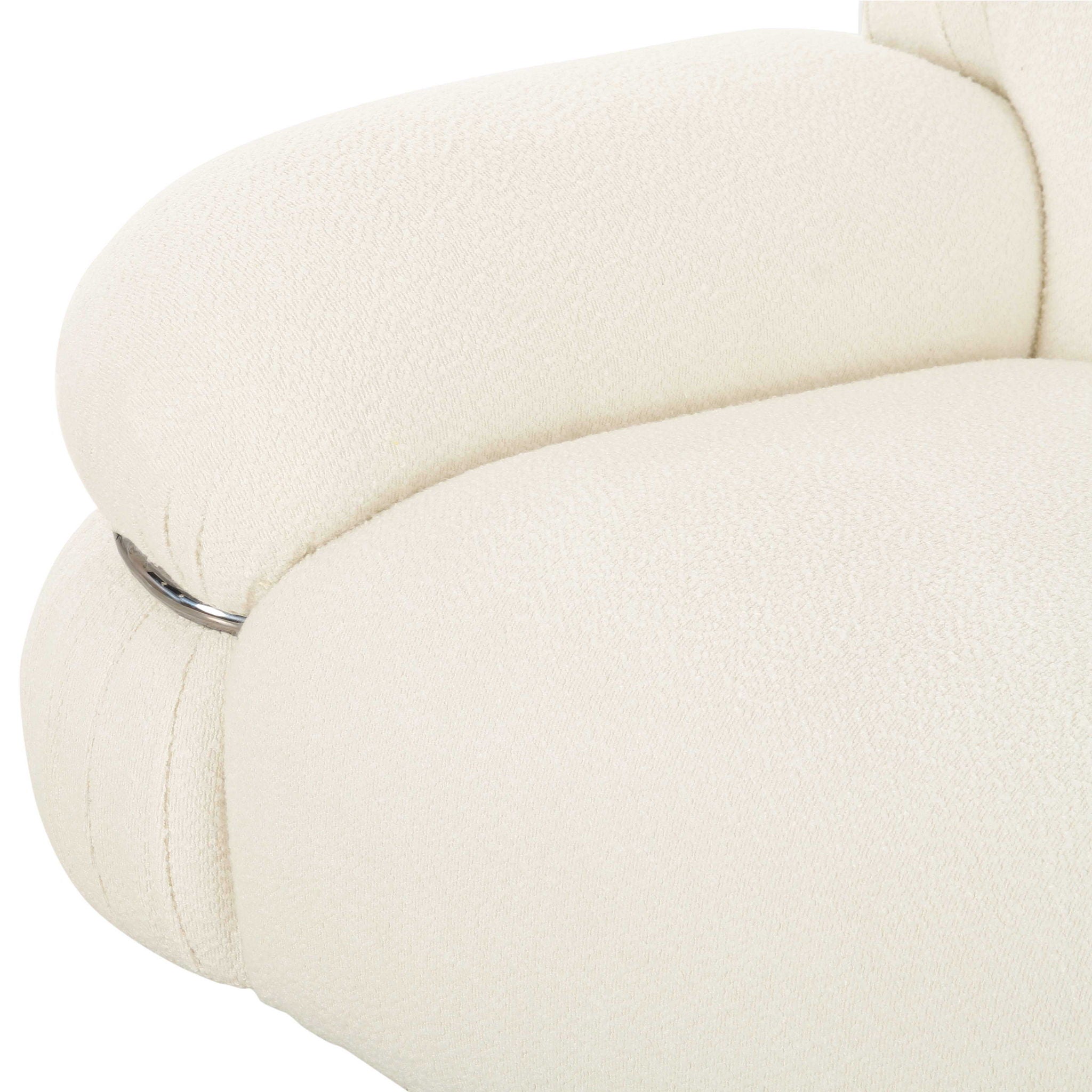 Leyla - Boucle Sofa - Cream