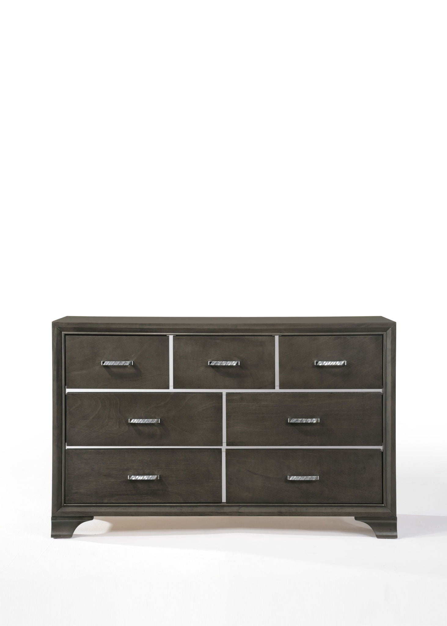Carine II - Dresser - Gray - Best Buy Furniture