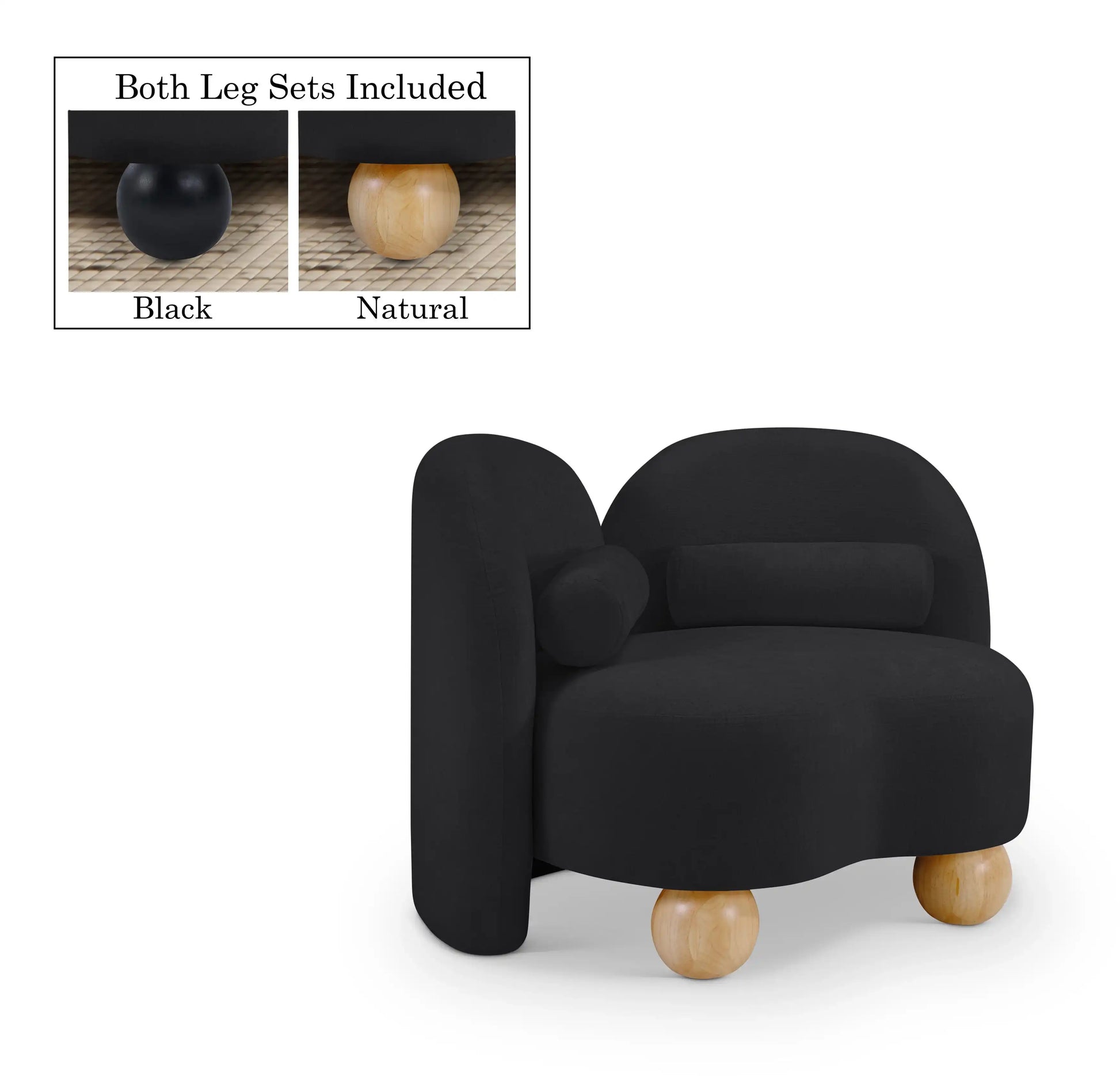 Daphne - Chenille Chair - Best Buy Furniture