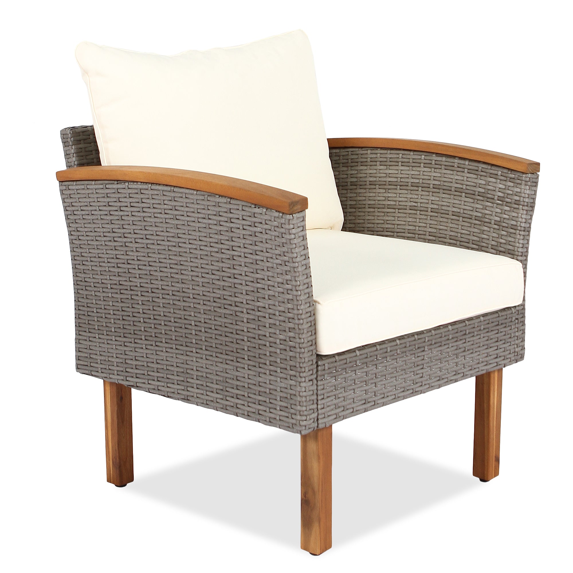 9-Piece Ergonomic Wicker Patio Lounge Set