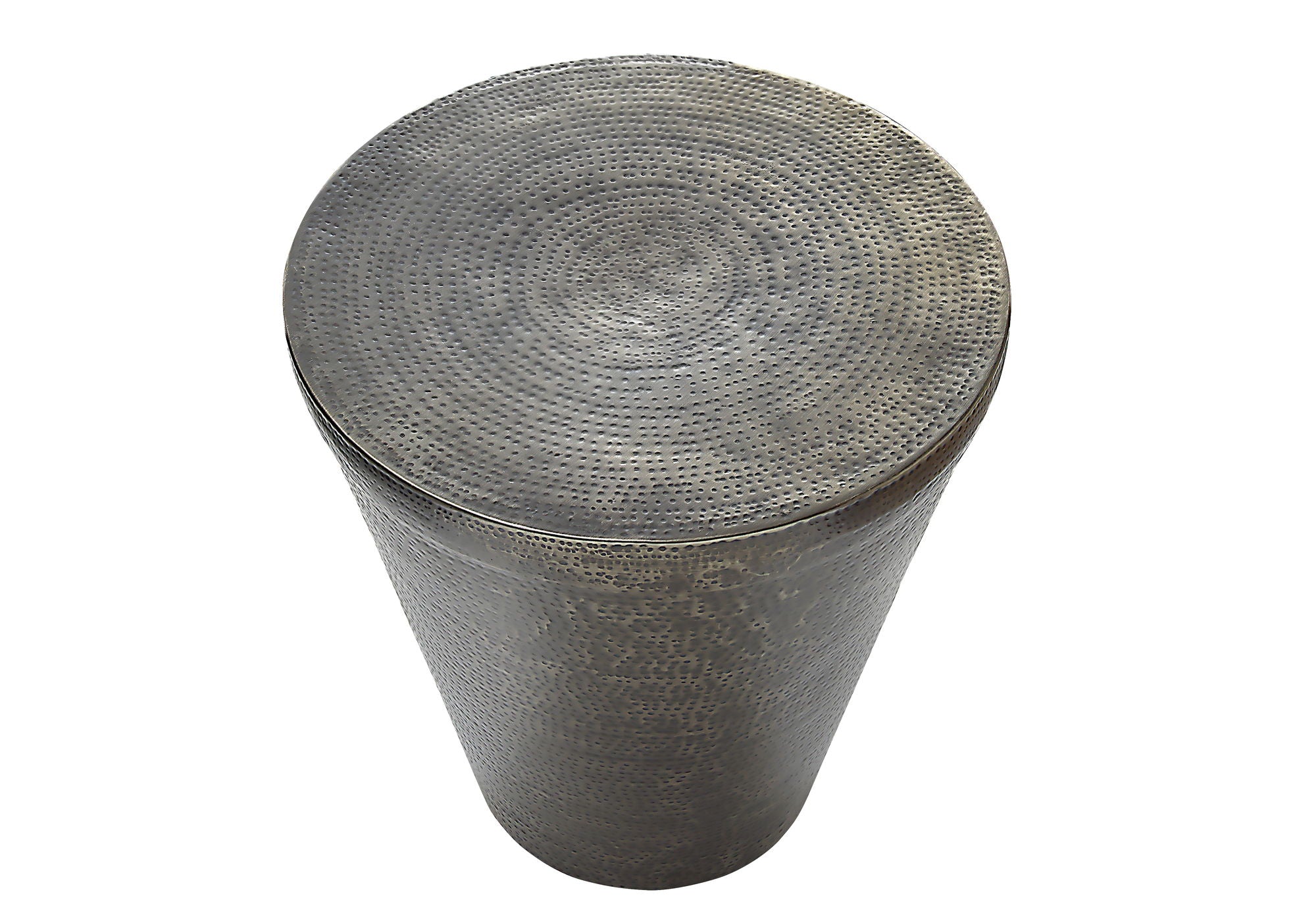 Drum Accent Side Table, Elegant Design