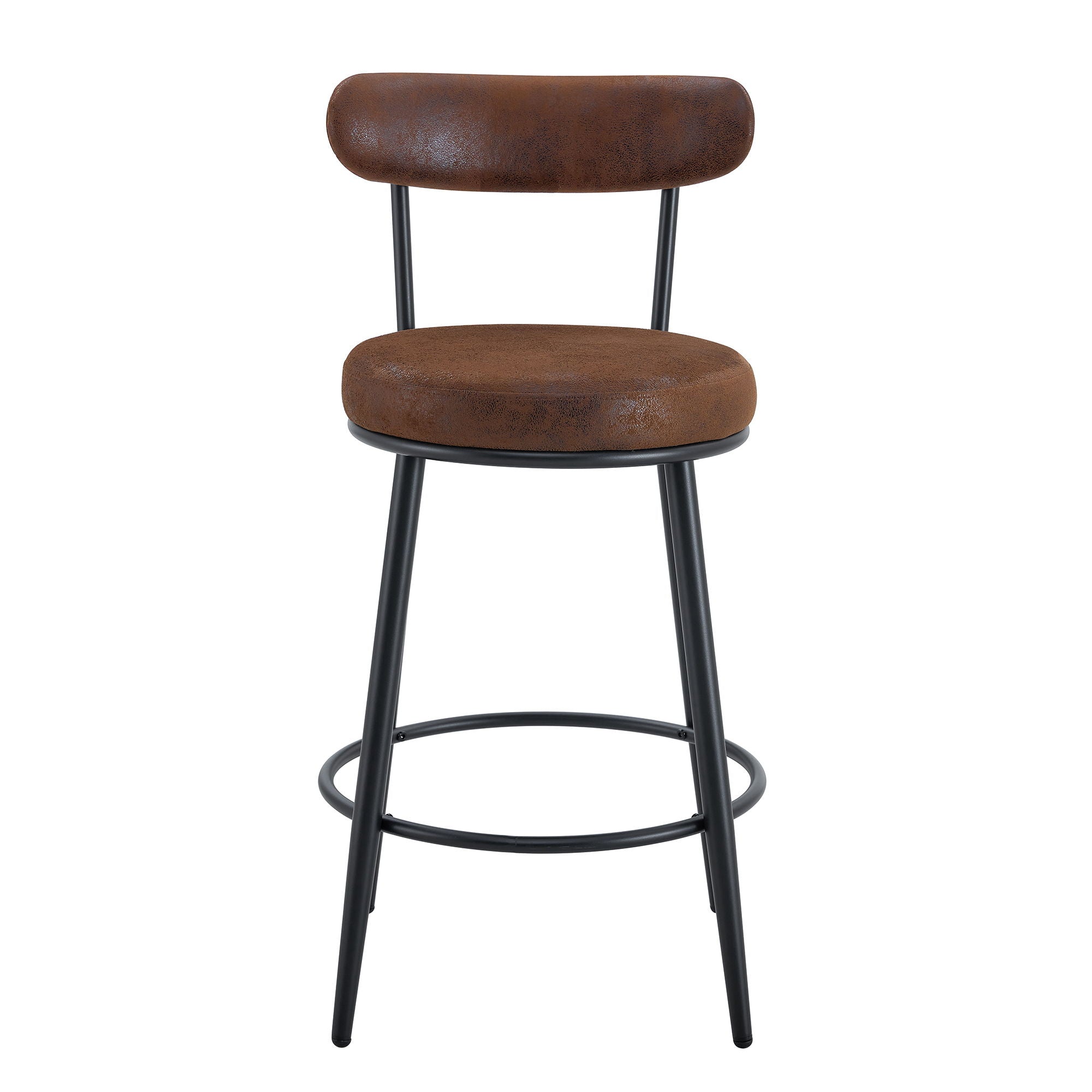 Fashionable Ergonomic High Legged Bar Chairs (Set of 2)