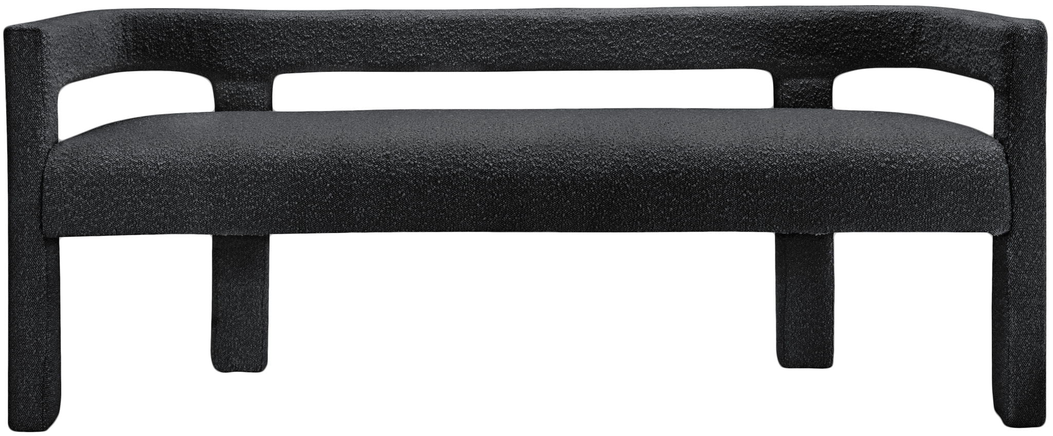 Athena - Boucle Fabric Bench