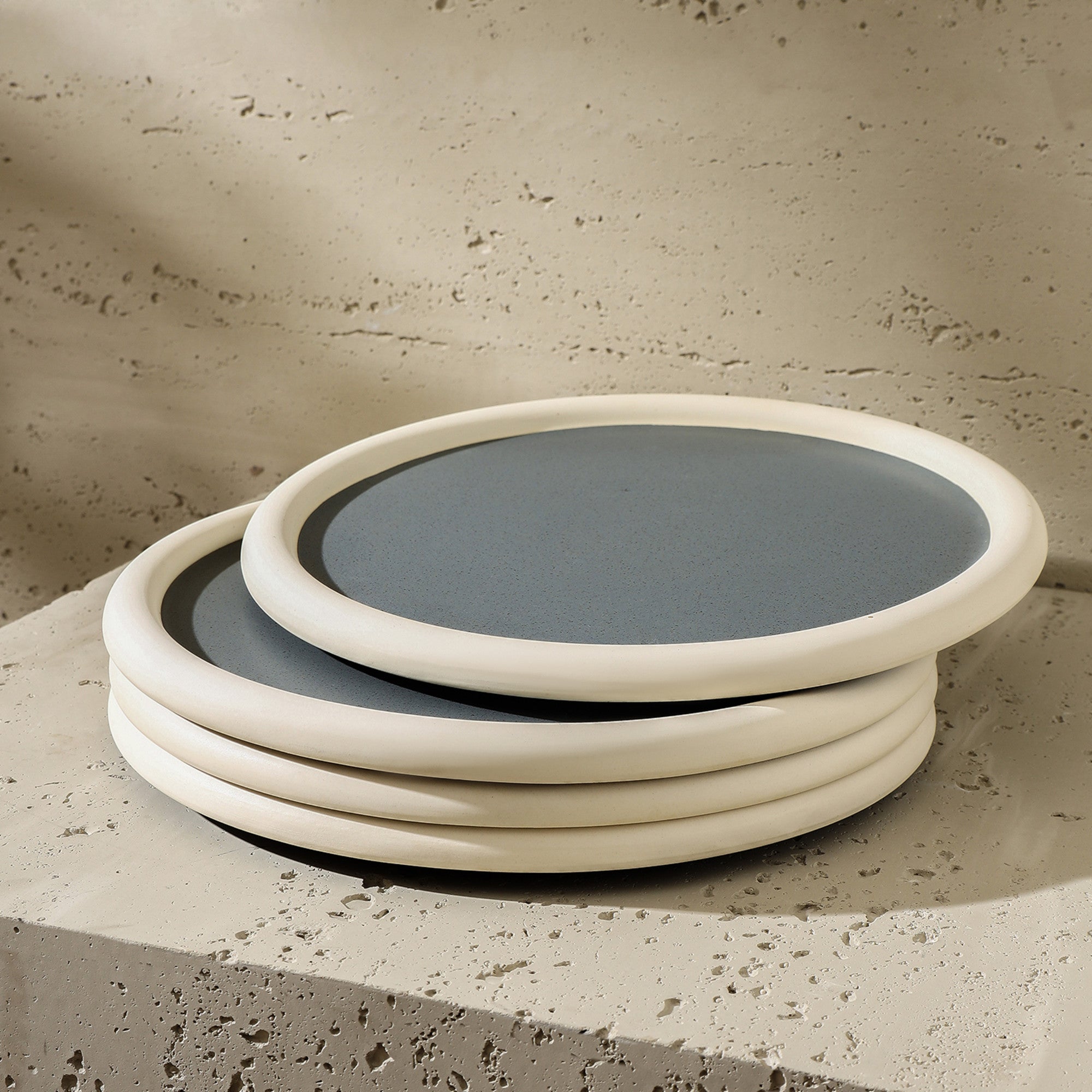 Capri Stoneware Dinnerware Set - Grey