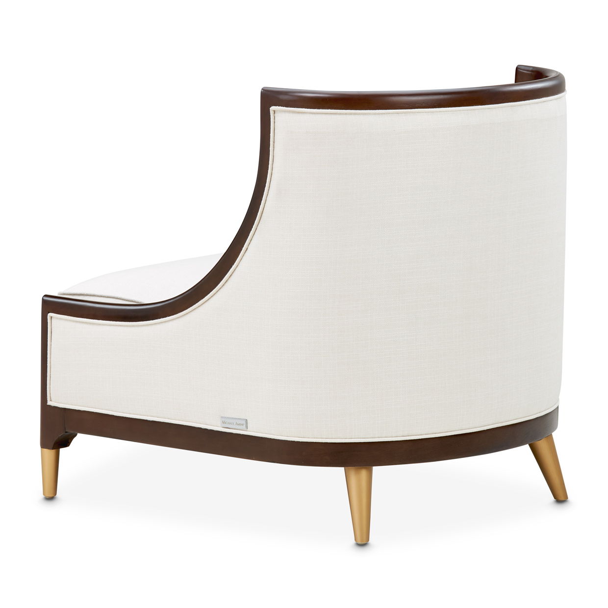 Belmont Place - Accent Chair - Cream / Espresso