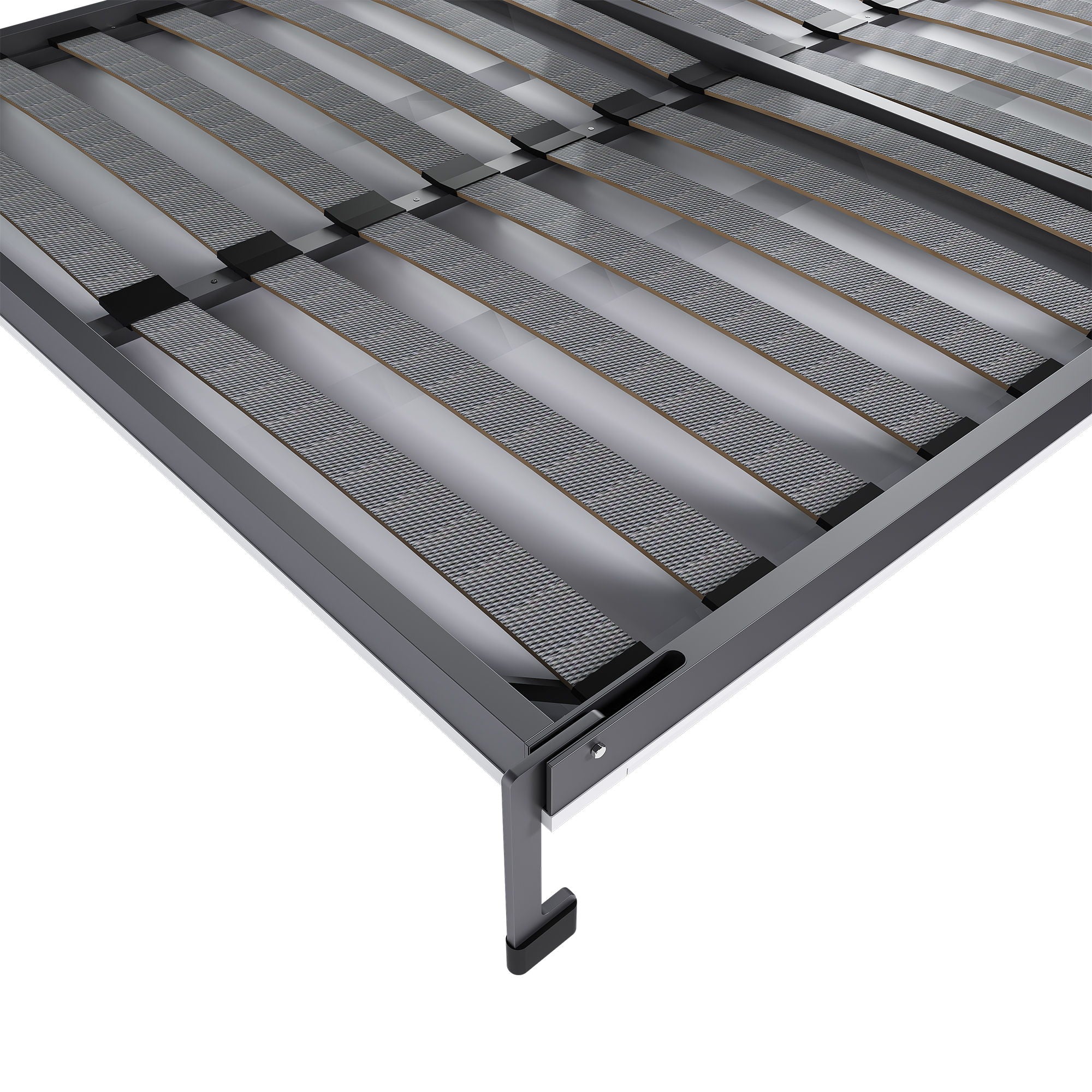 Queen Murphy Bed With Storage Cabinet - White