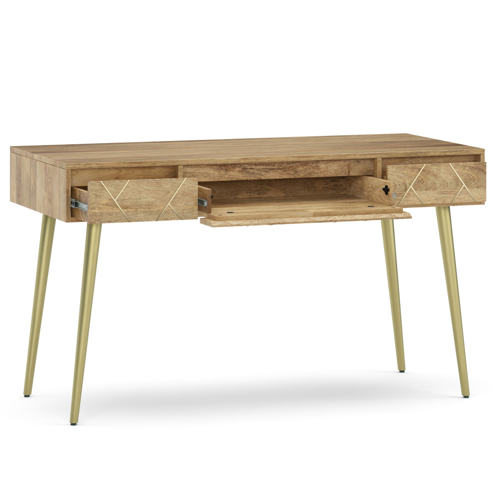 Jager - Desk - Natural - Best Buy Furniture
