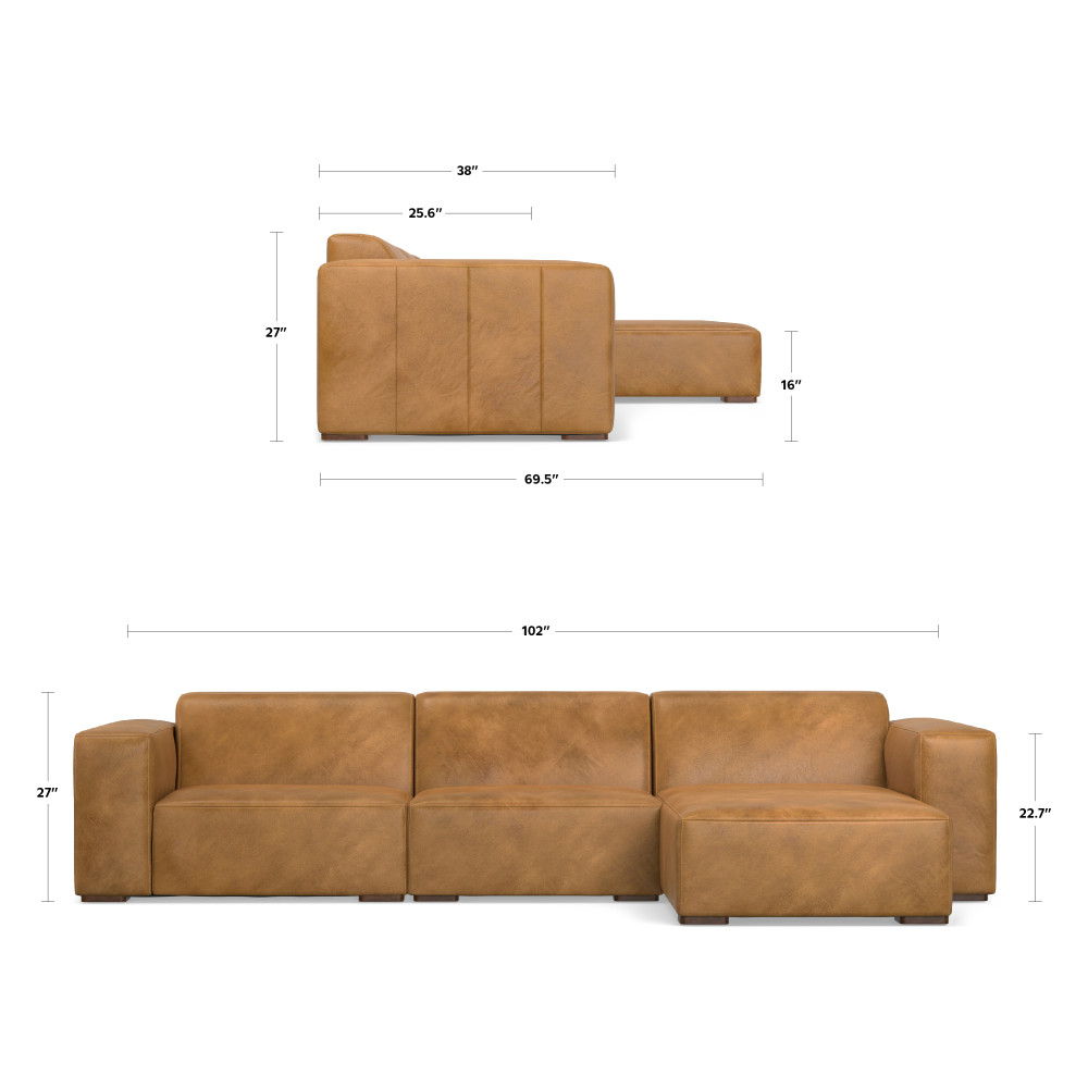 Rex - Handcrafted Sectional Sofa - Best Buy Furniture