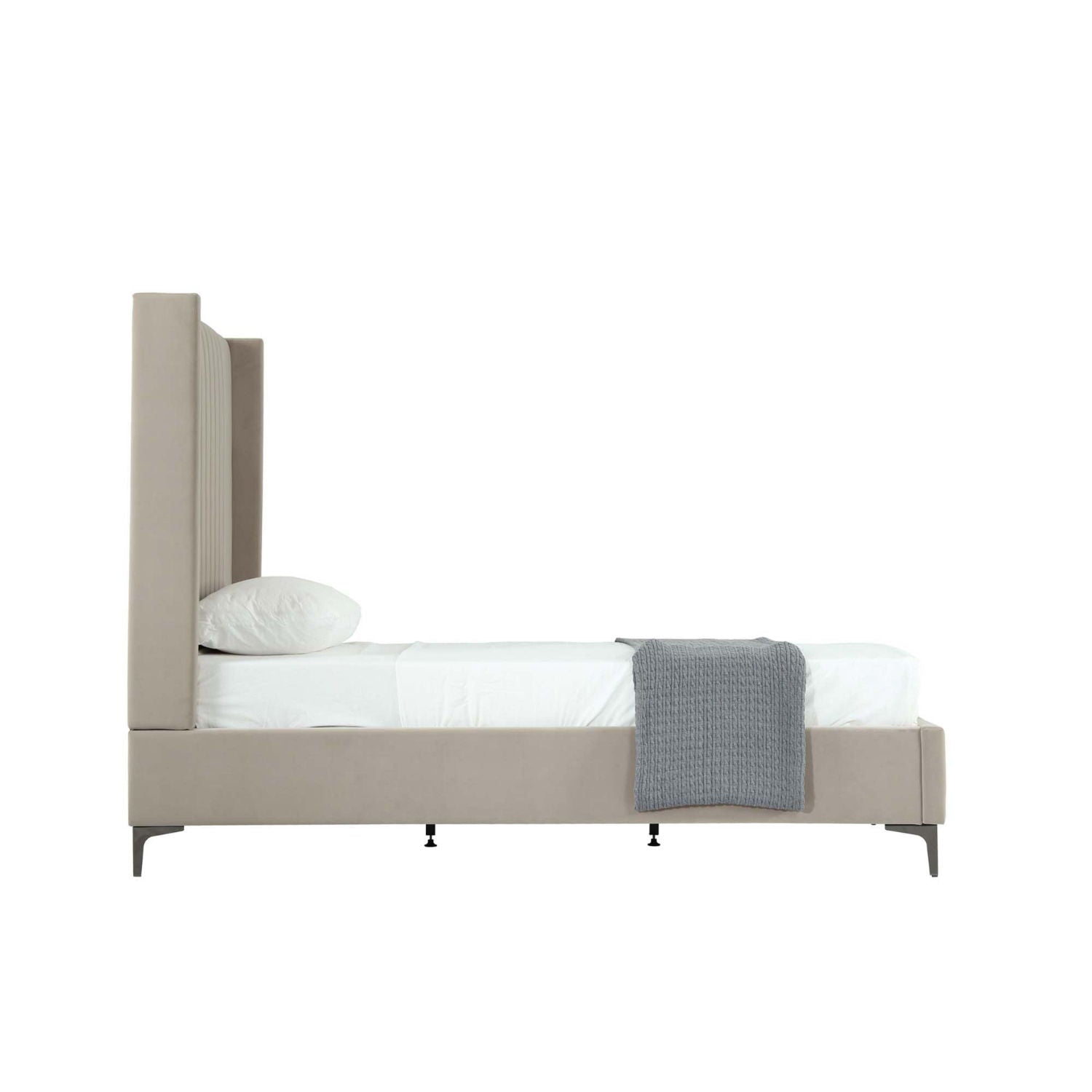 Promenade - Bed With Upholstered Headboard And Slats
