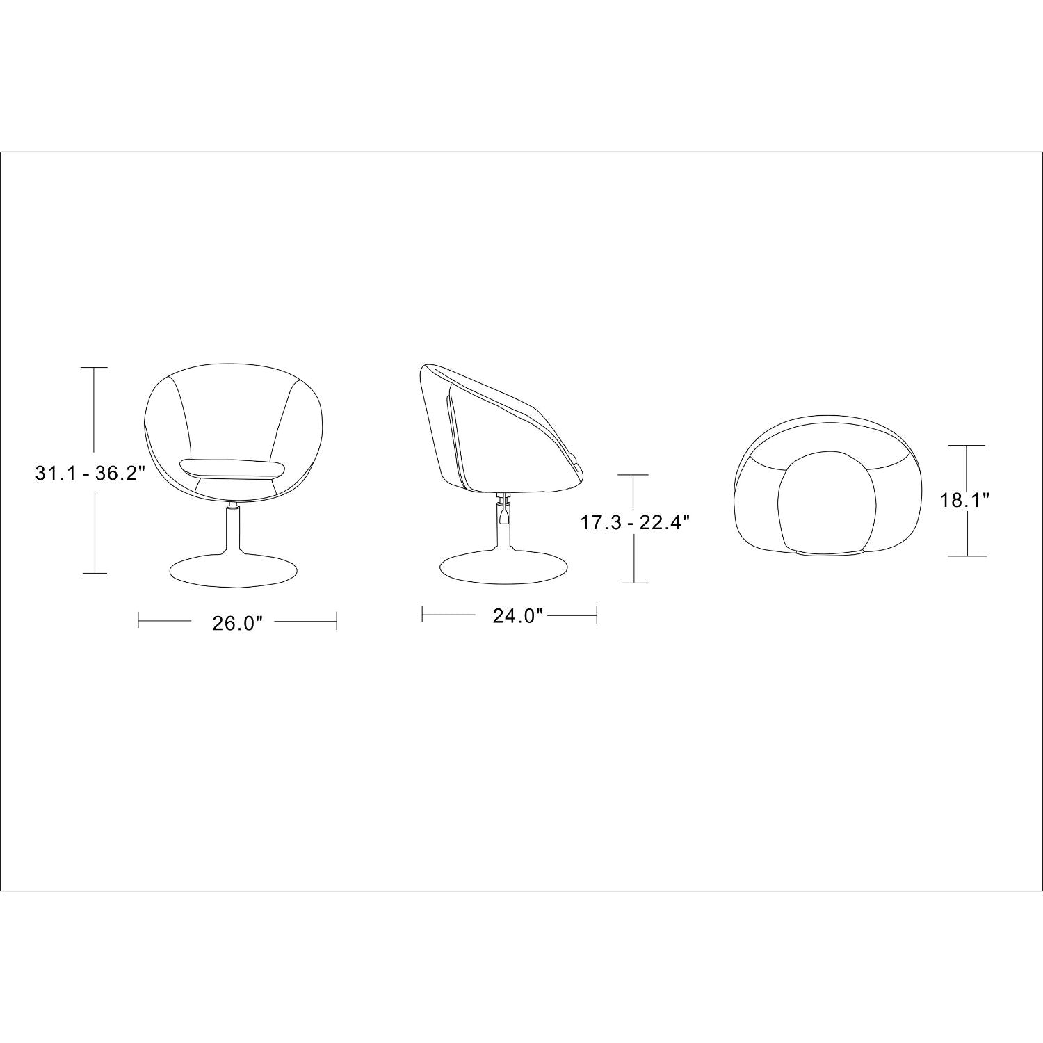 Hopper - Swivel Lounge Chair