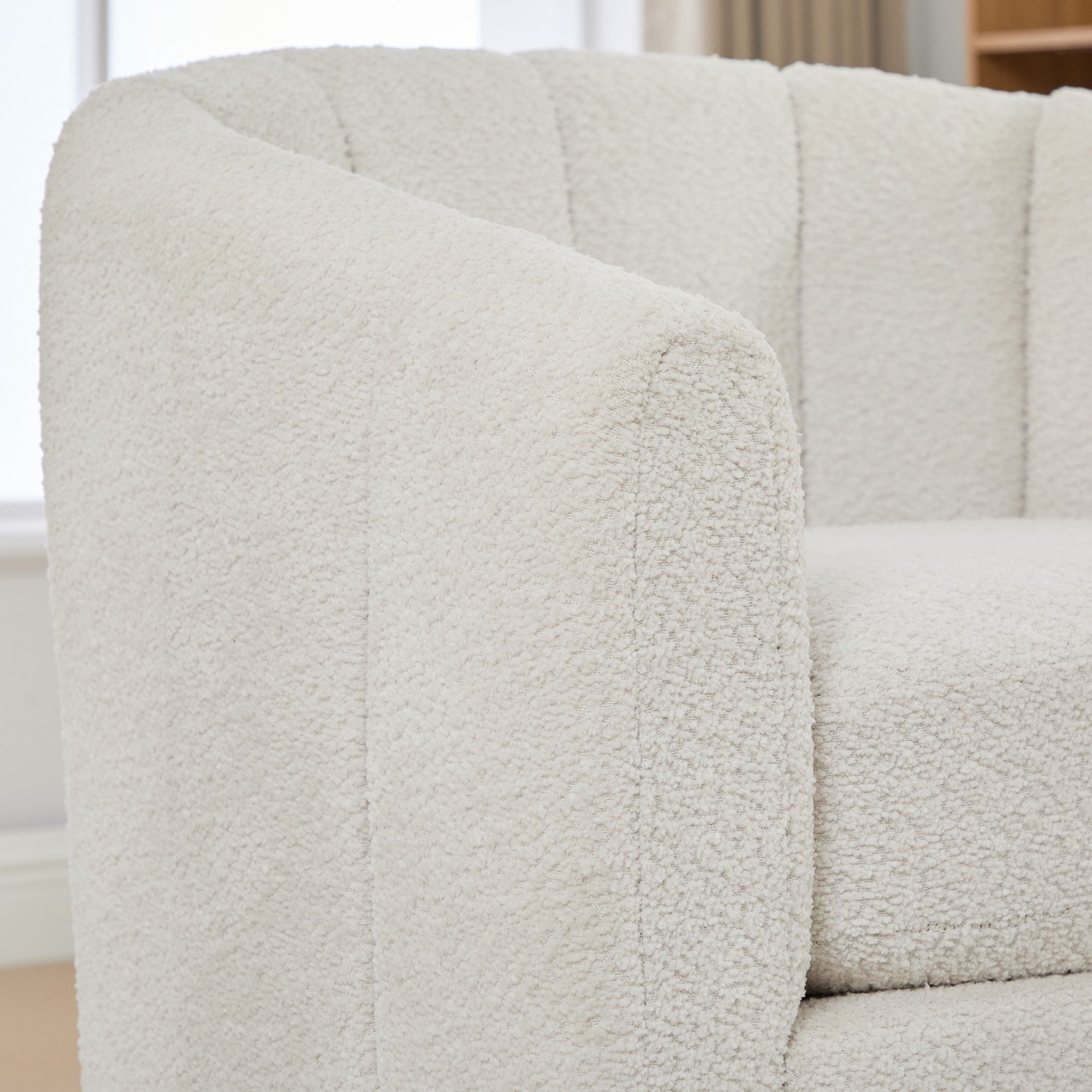 360° Swivel Upholstered Barrel Chair