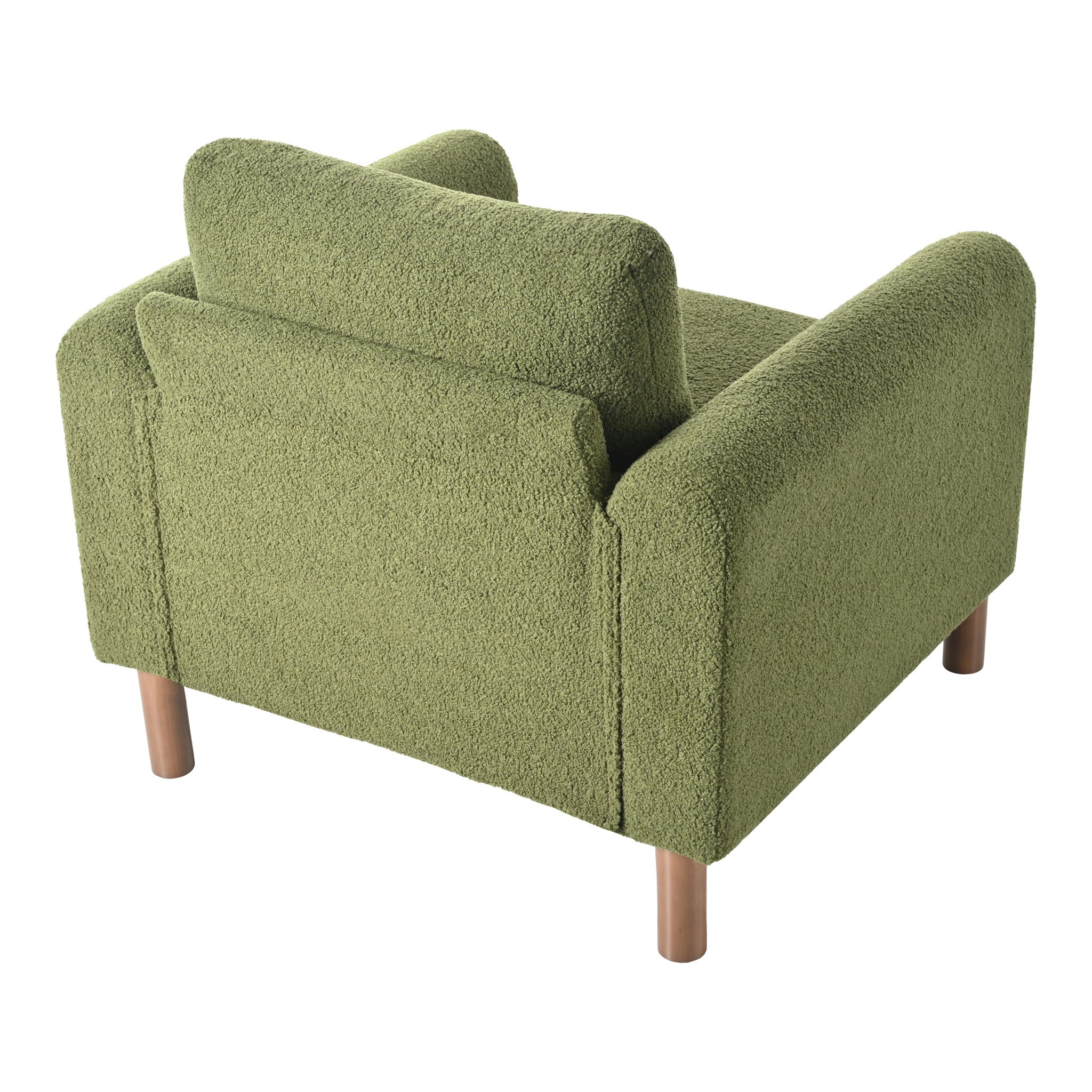 Oversized Accent Chair With Curved Armrests