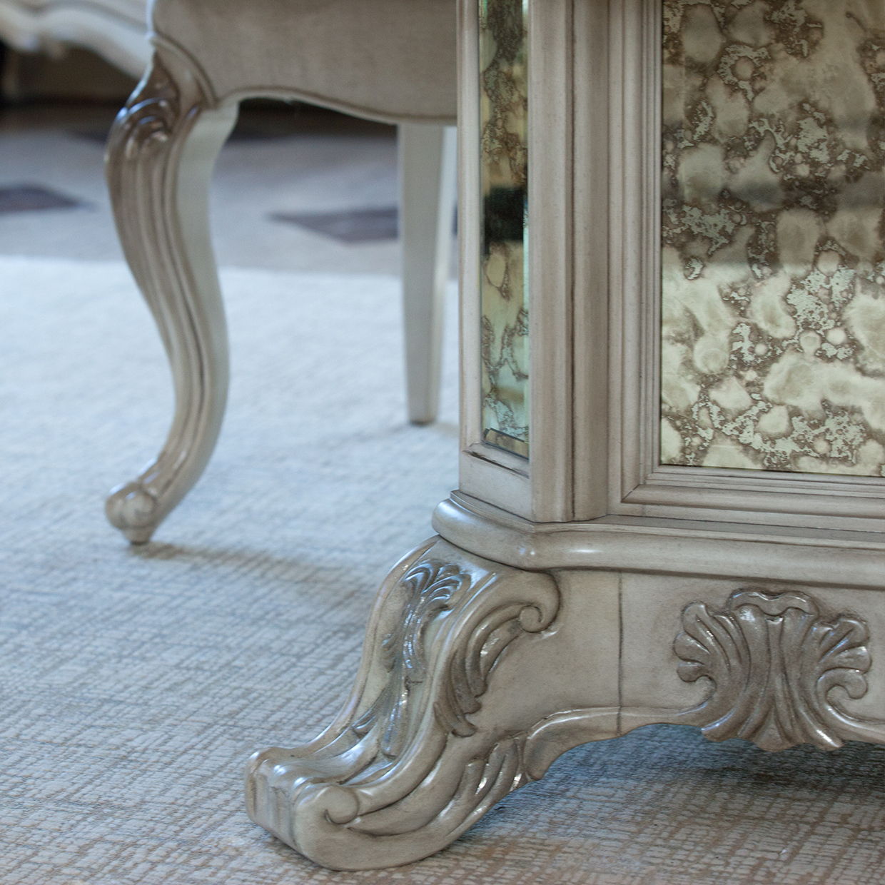 Platine de Royale - Rectangular Dining Table - Champagne
