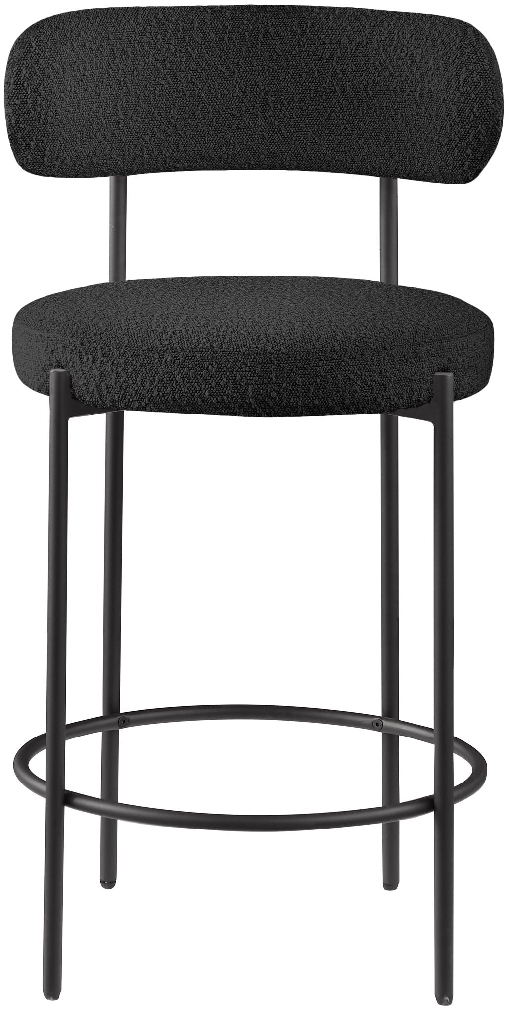 Beacon - Boucle Fabric Stool (Set of 2)