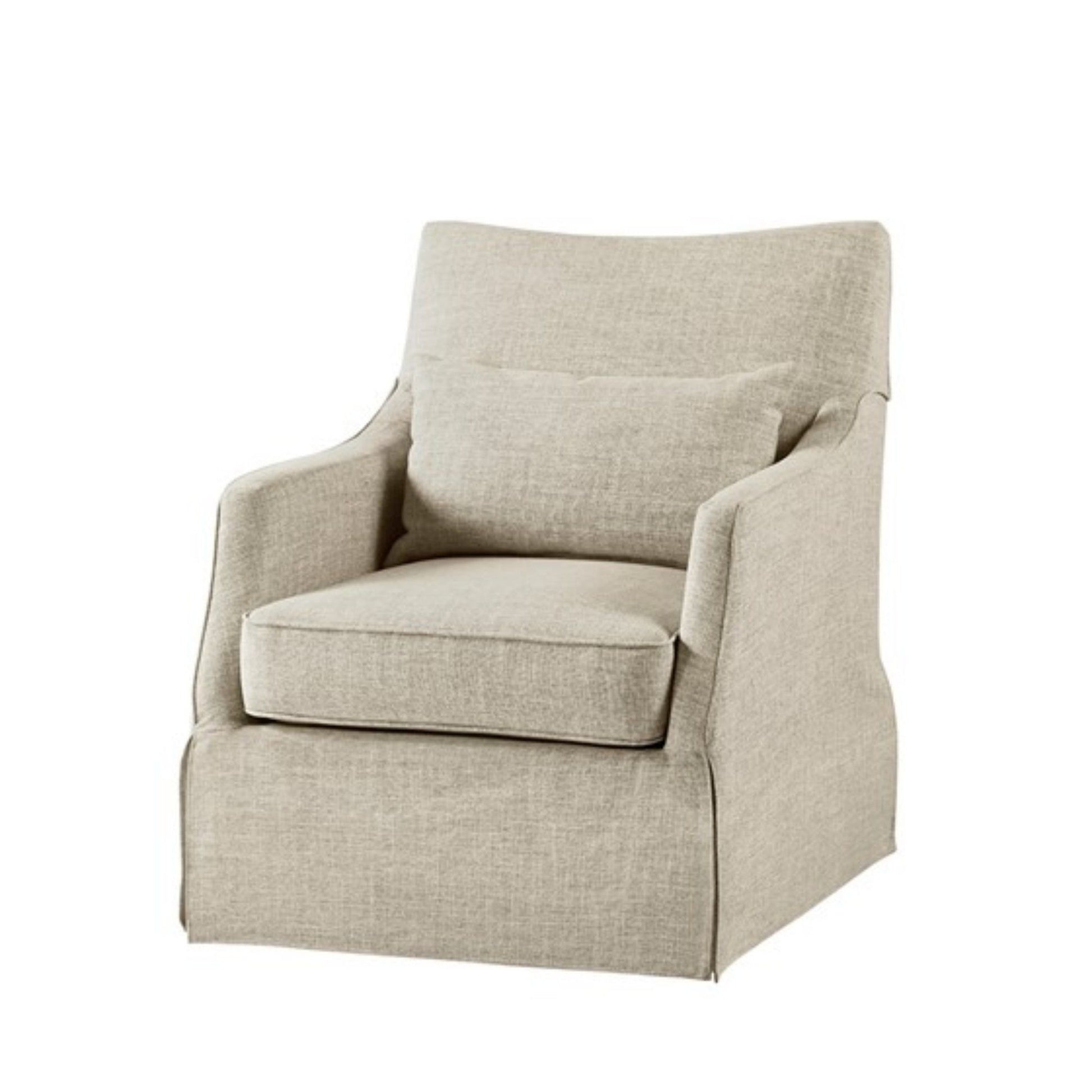 Traditional Design London Skirted Swivel Chair - Best Buy Furniture