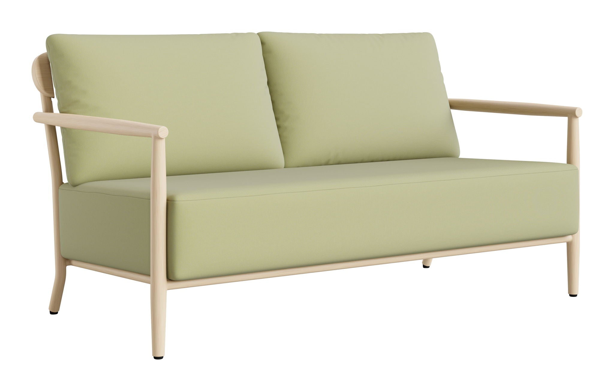 Sora - Loveseat - Green / Brown