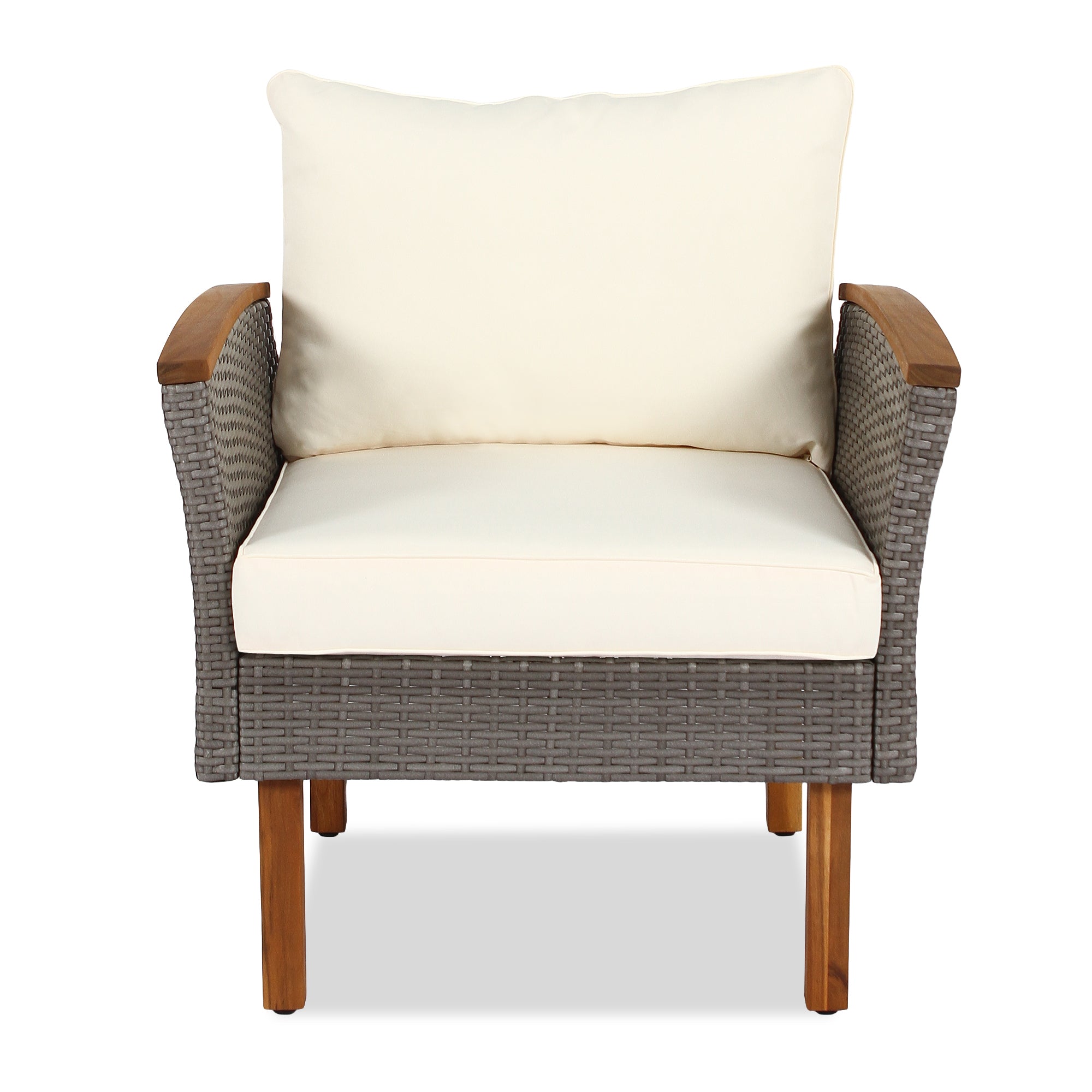 9-Piece Ergonomic Wicker Patio Lounge Set