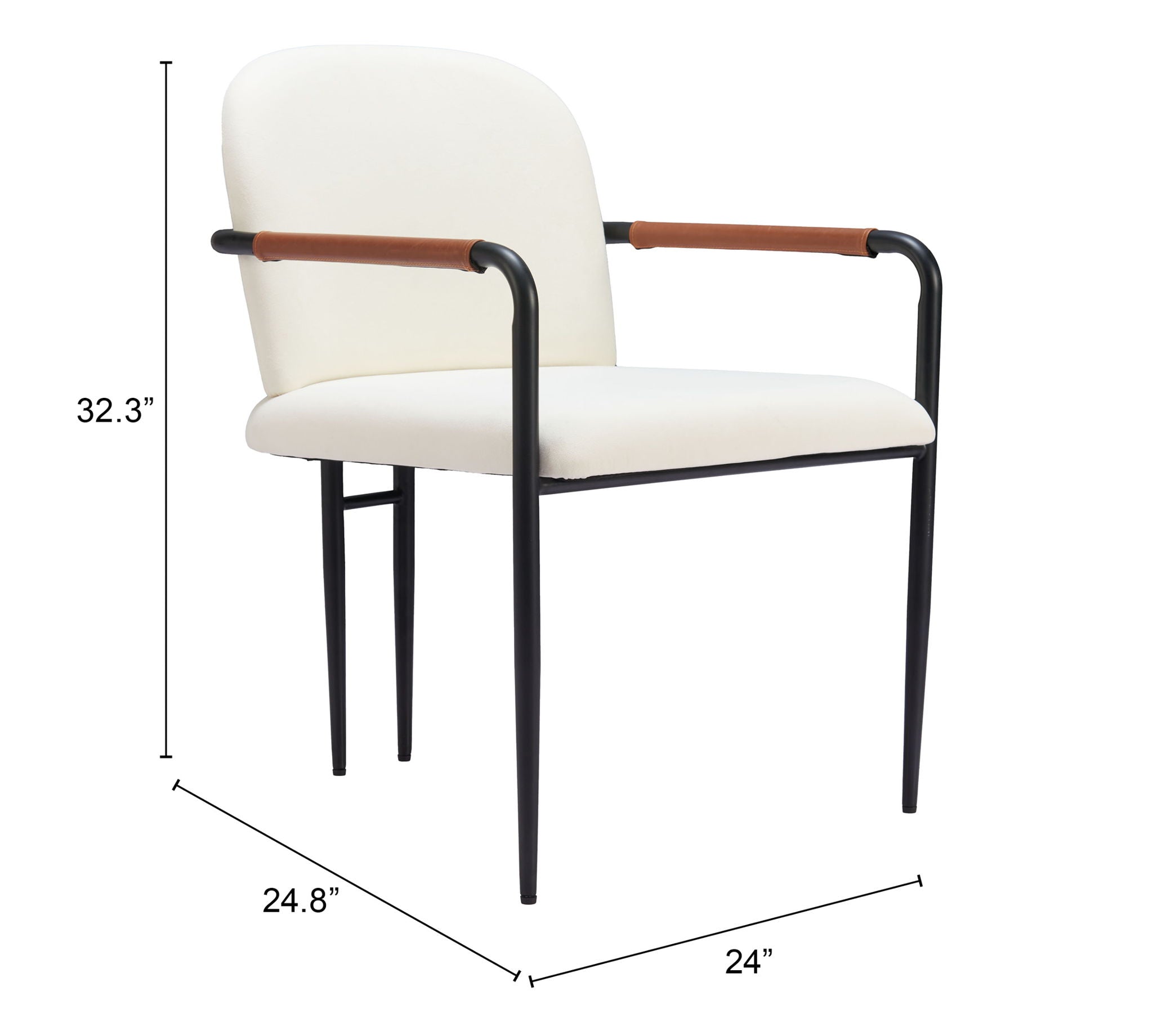 Sibu - Dining Chair - White