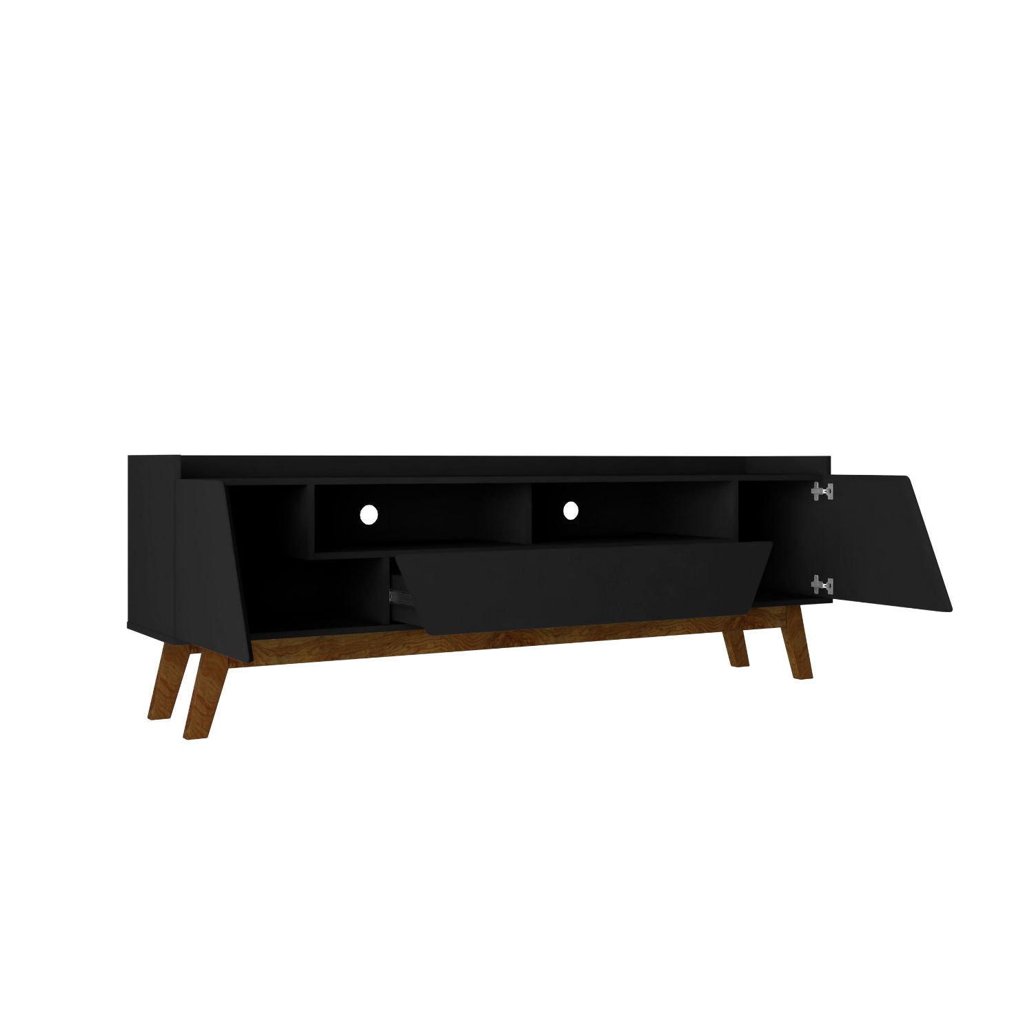 Marcus - TV Stand With 4 Shelves And Soft Close Doors