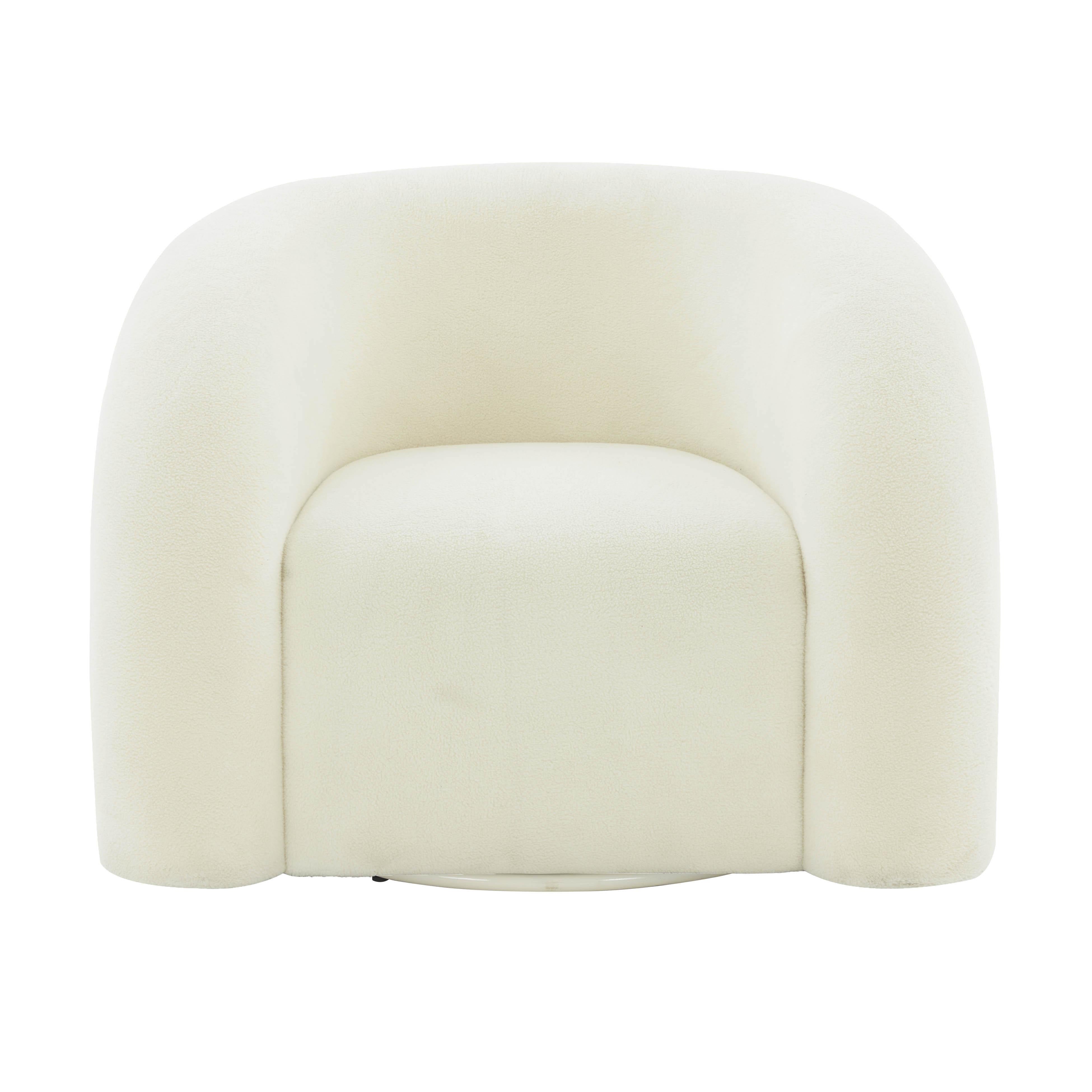 Slipper - Vegan Shearling Swivel Chair