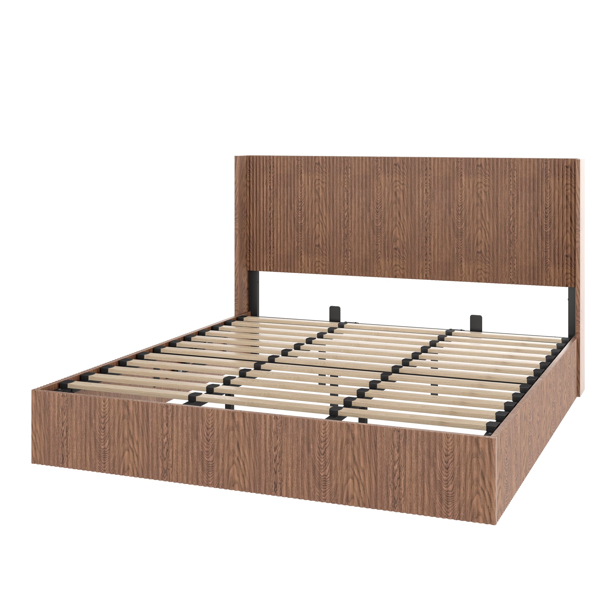 Luna Modern Platform Lift Storage Bed King - Best Buy Furniture