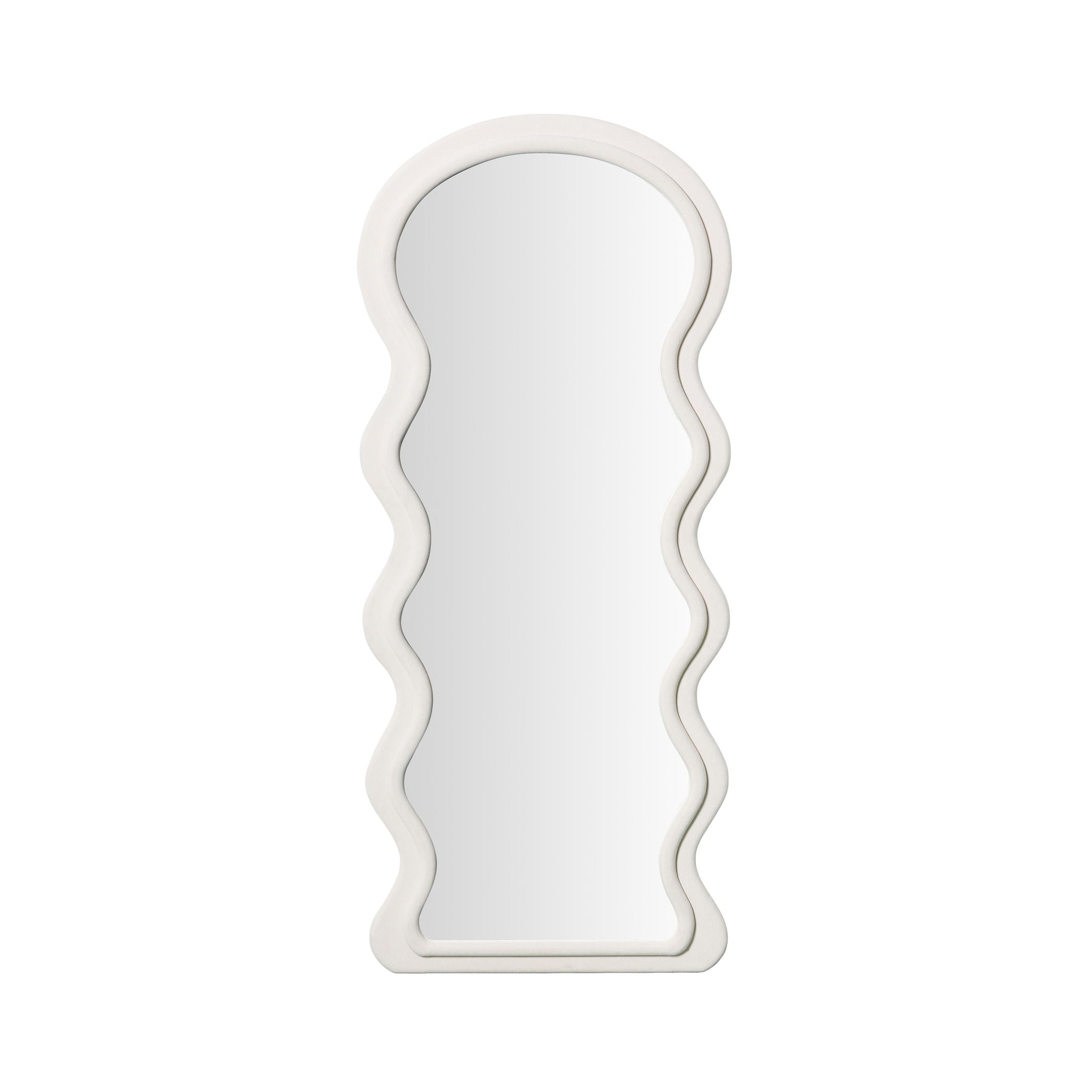 Rhodes - Velvet Floor Mirror