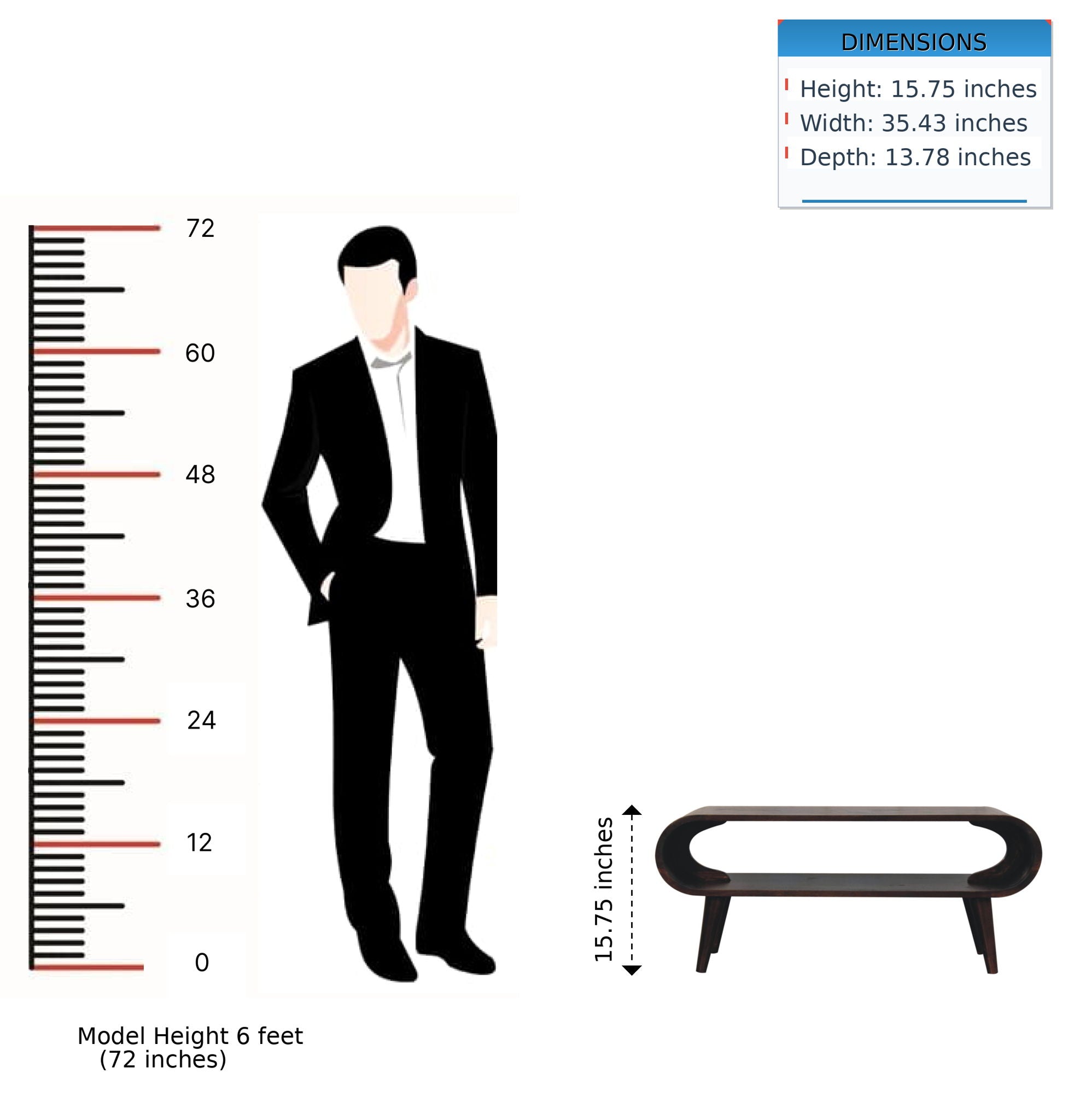 Amaya - Coffee Table - Light Walnut