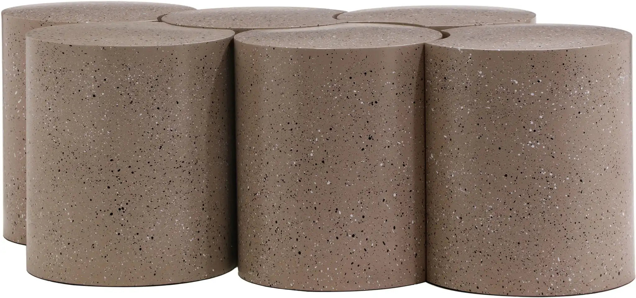 Dimple - 6 Piece Modular Coffee Table - Terazzo Finish
